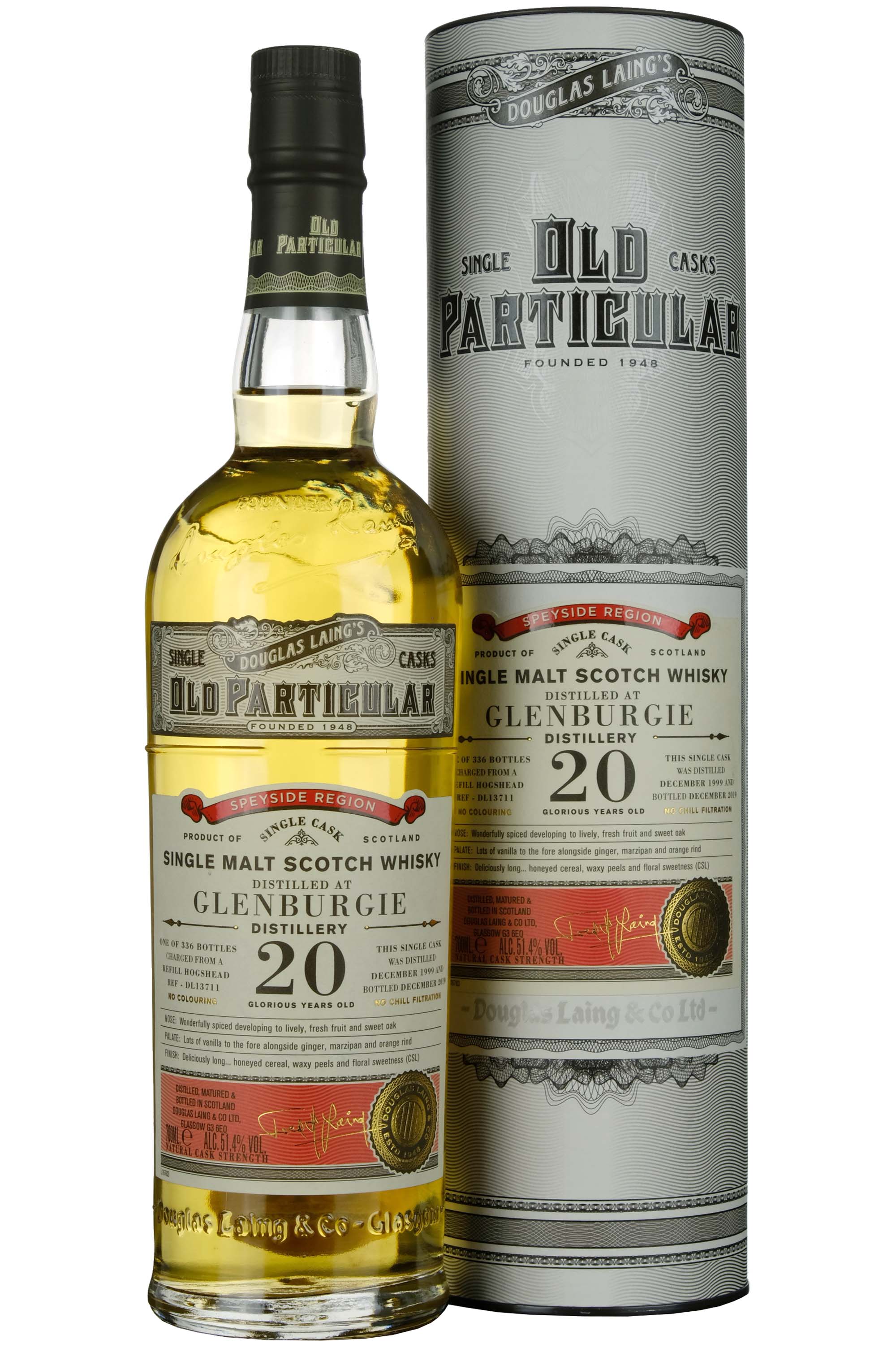 Glenburgie 1999-2019 | 20 Year Old Douglas Laing Old Particular Single Cask DL13711