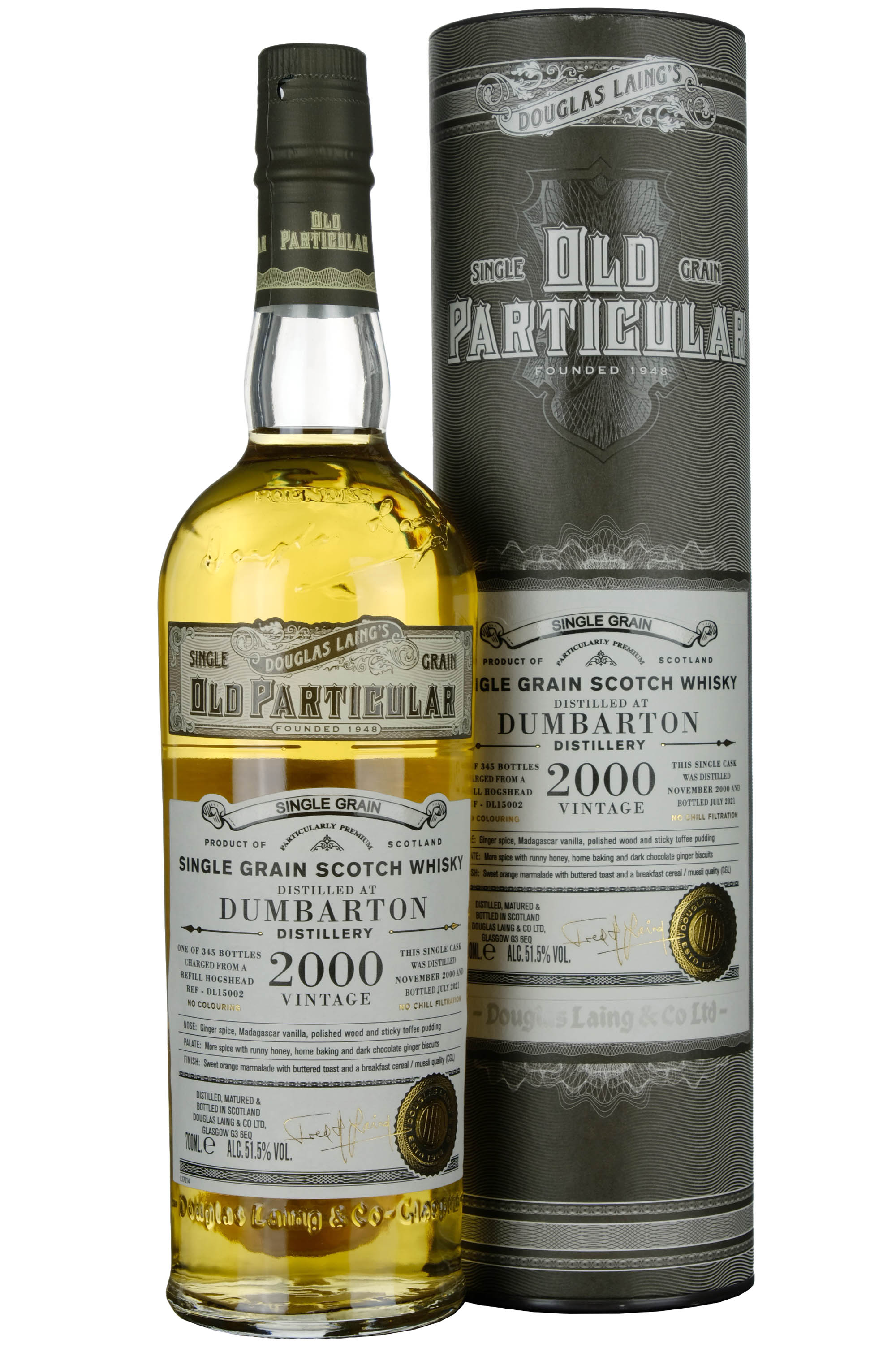 Dumbarton 2000-2021 | 20 Year Old Douglas Laing Old Particular Single Cask DL15002