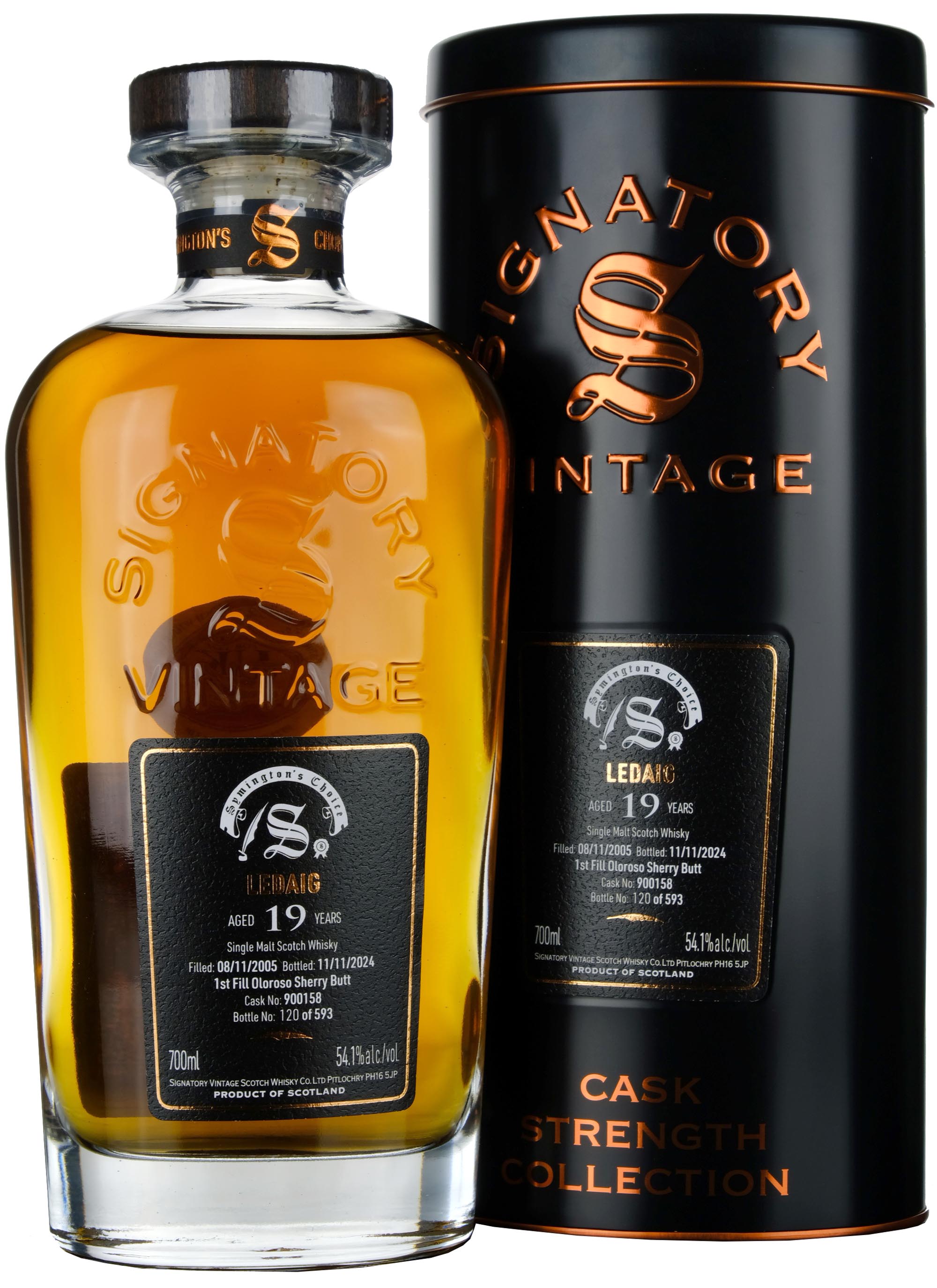 Ledaig 2005-2024 | 19 Year Old Signatory Vintage Symington's Choice Single Cask 900158