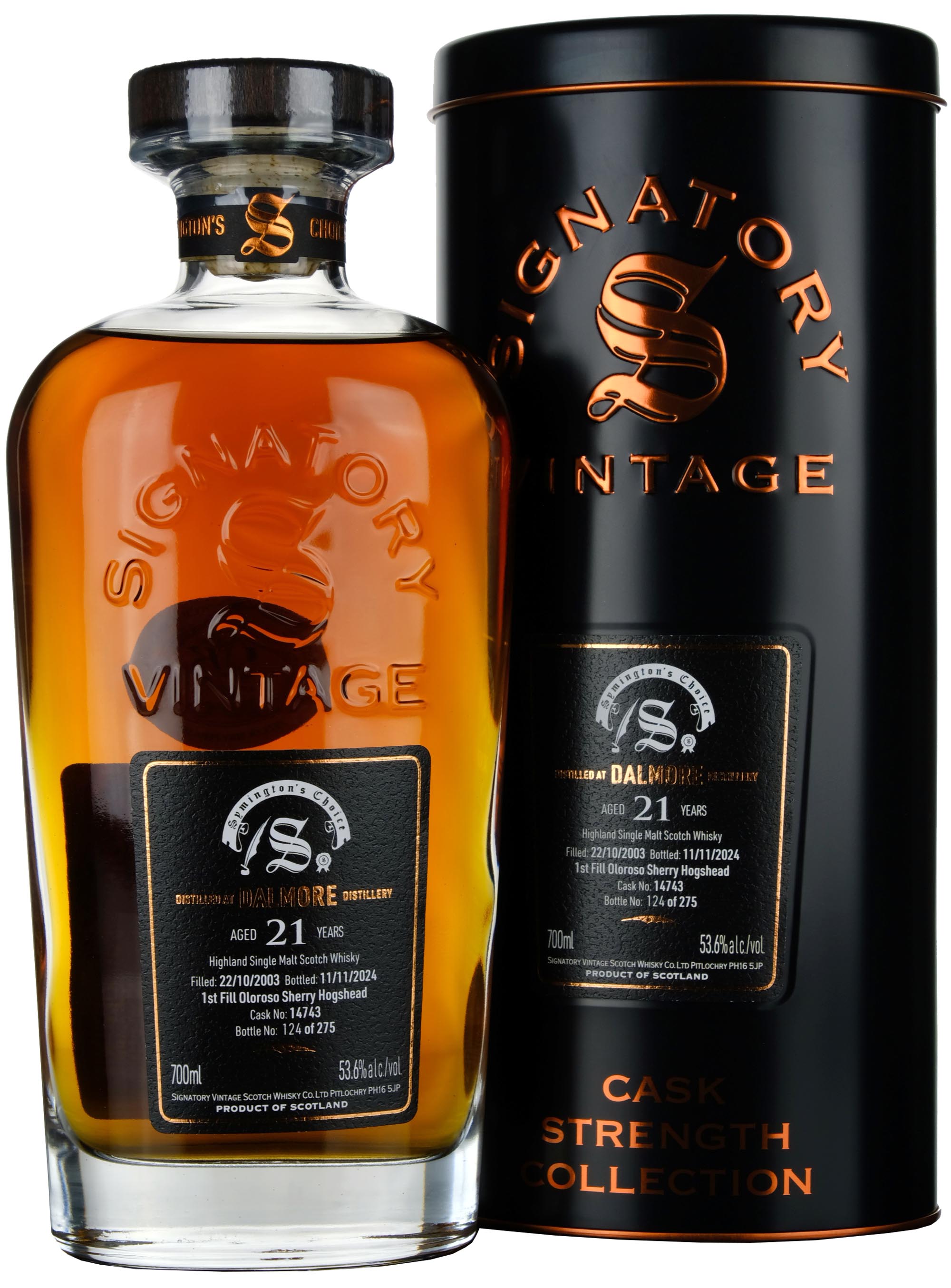 Dalmore 2003-2024 | 21 Year Old Signatory Vintage Symington's Choice Single Cask 14743