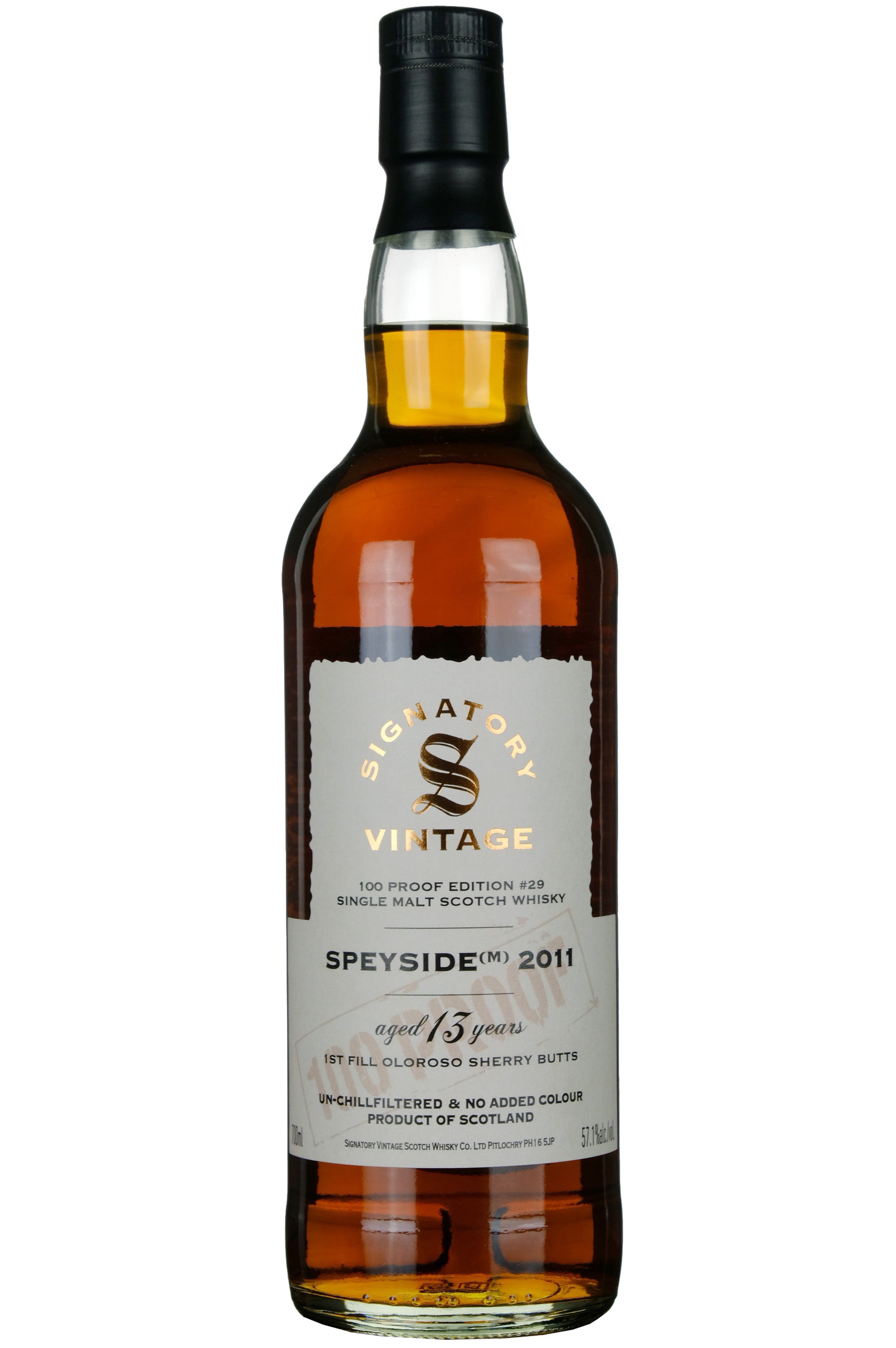 Speyside (M) 2011-2024 | 13 Year Old Signatory Vintage 100 Proof Edition 29