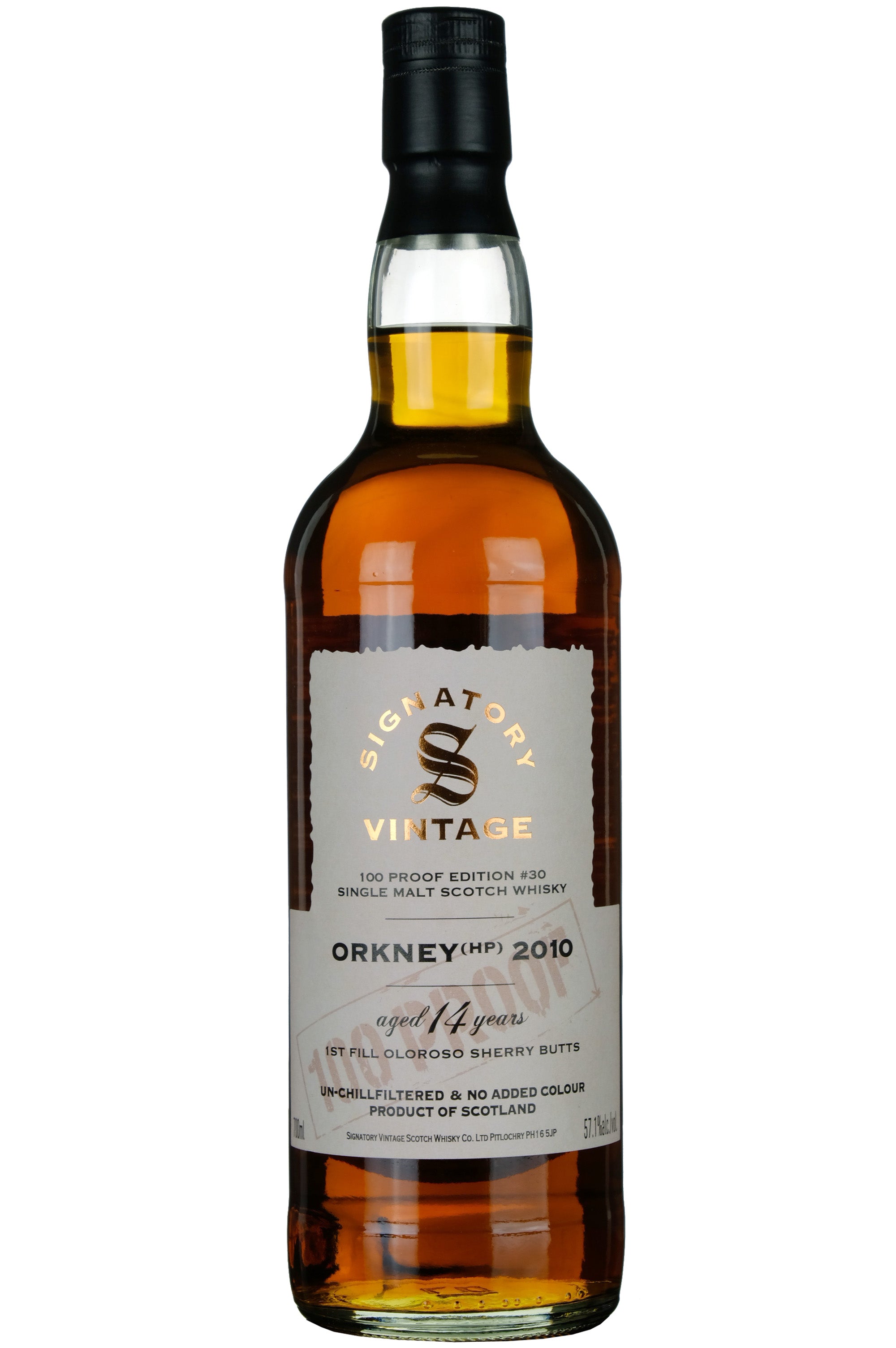 Secret Orkney (HP) 2010-2024 | 14 Year Old Signatory Vintage 100 Proof Edition 30
