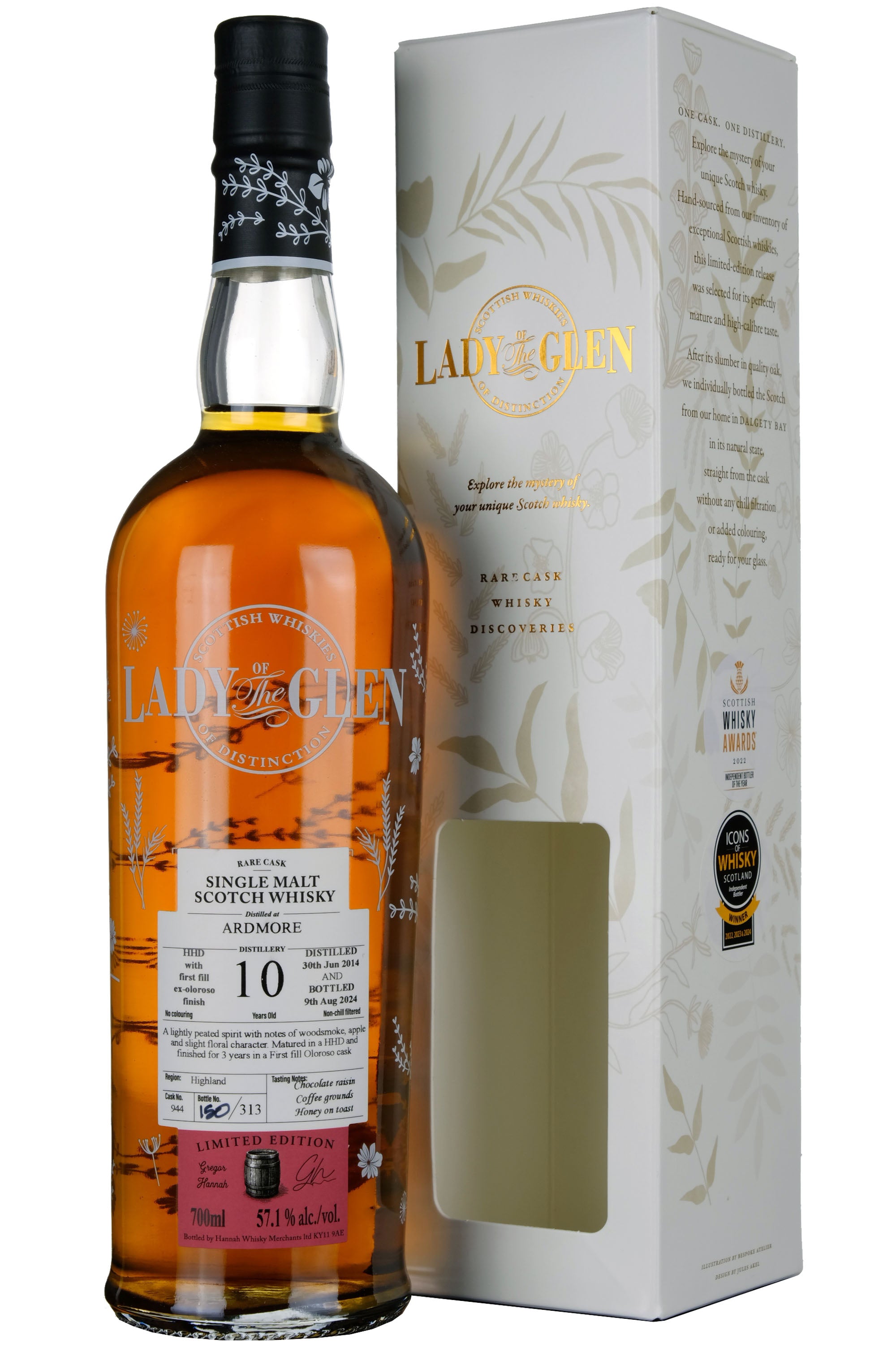 Ardmore 2014-2024 | 10 Year Old Lady Of The Glen Cask 944