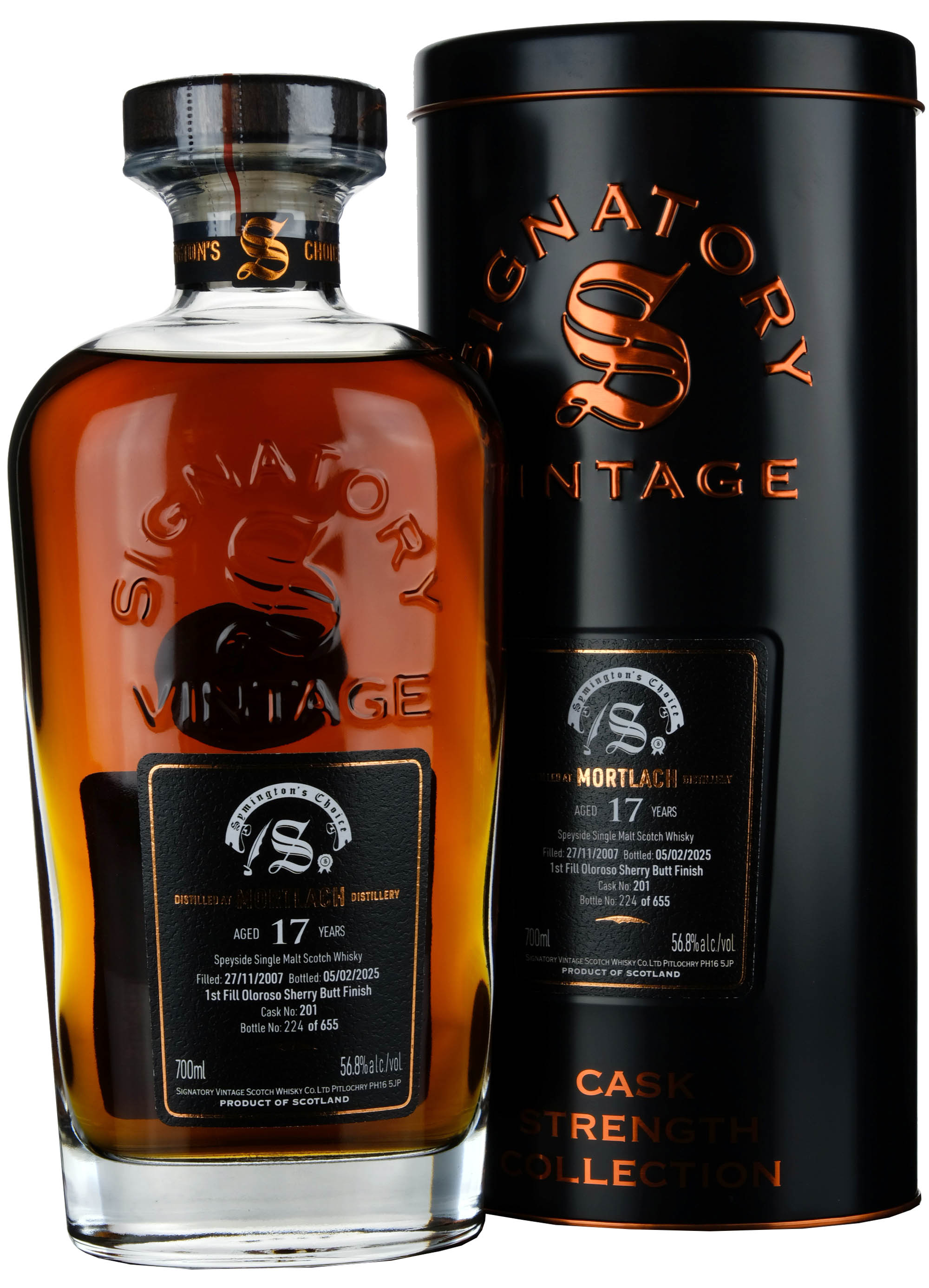 Mortlach 2007-2025 | 17 Year Old Signatory Vintage Symington's Choice Single Cask 201