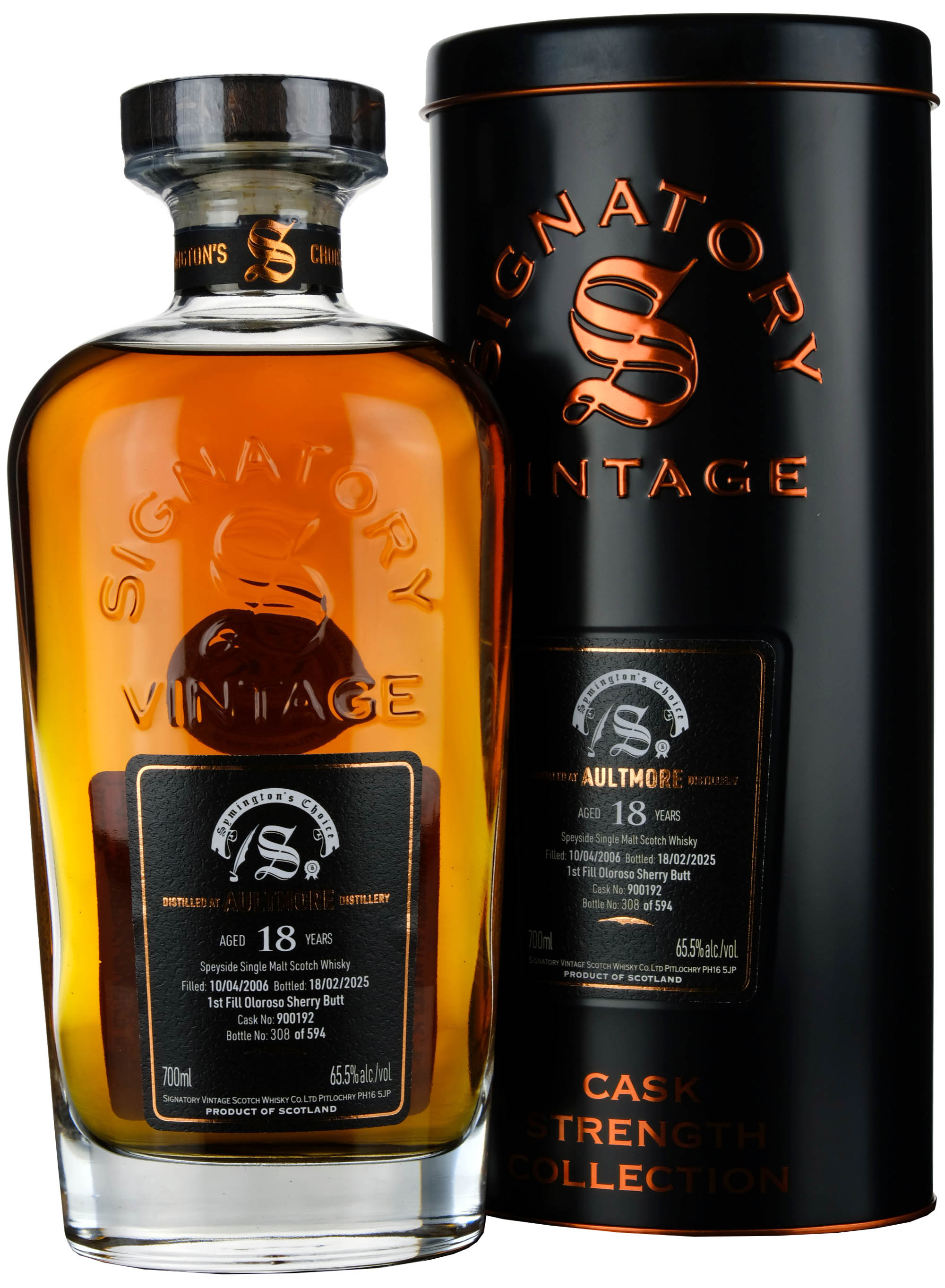 Aultmore 2006-2025 | 18 Year Old Signatory Vintage Symington's Choice Single Cask 900192