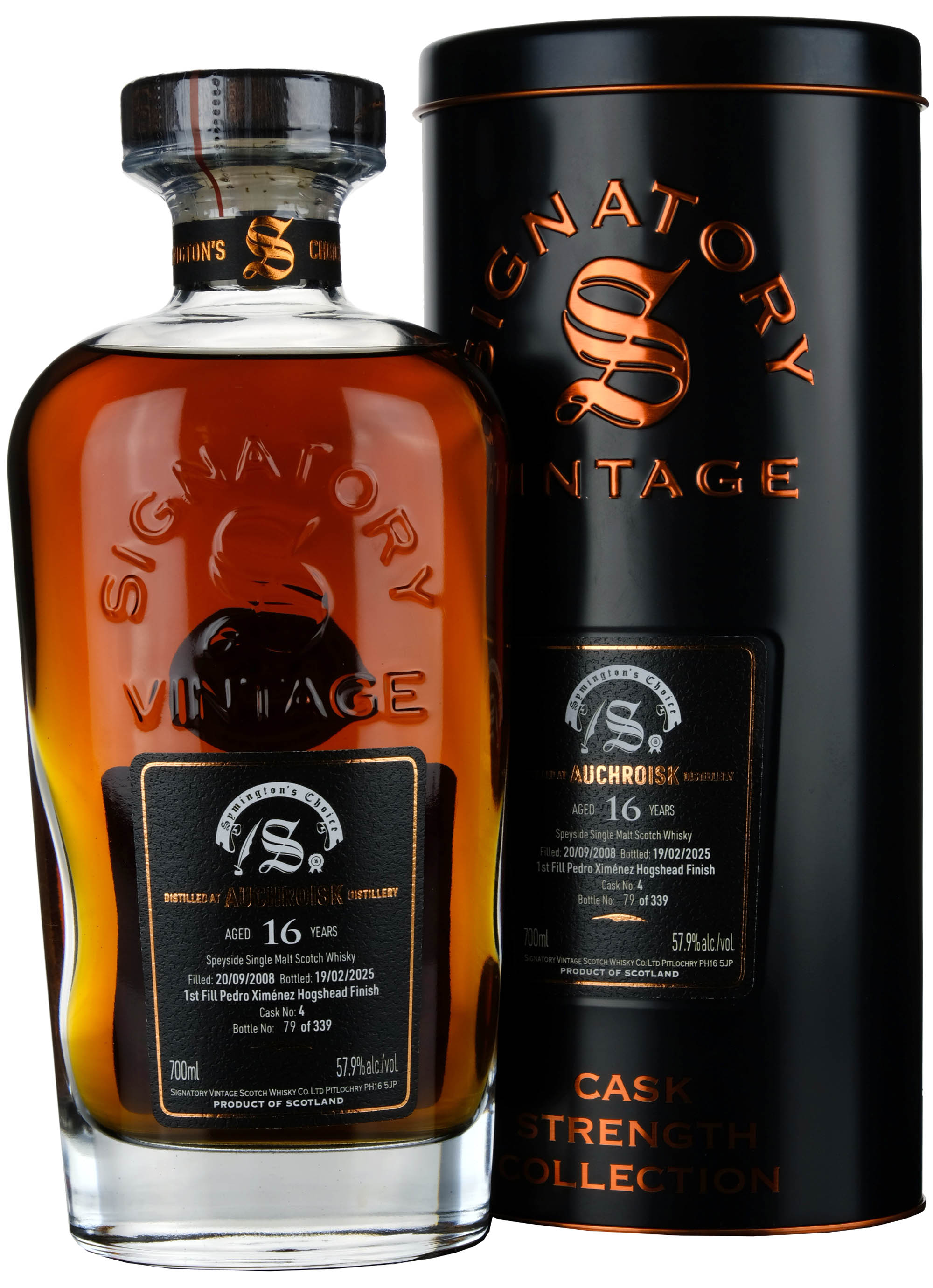 Auchroisk 2008-2025 | 16 Year Old Signatory Vintage Symington's Choice Single Cask 4