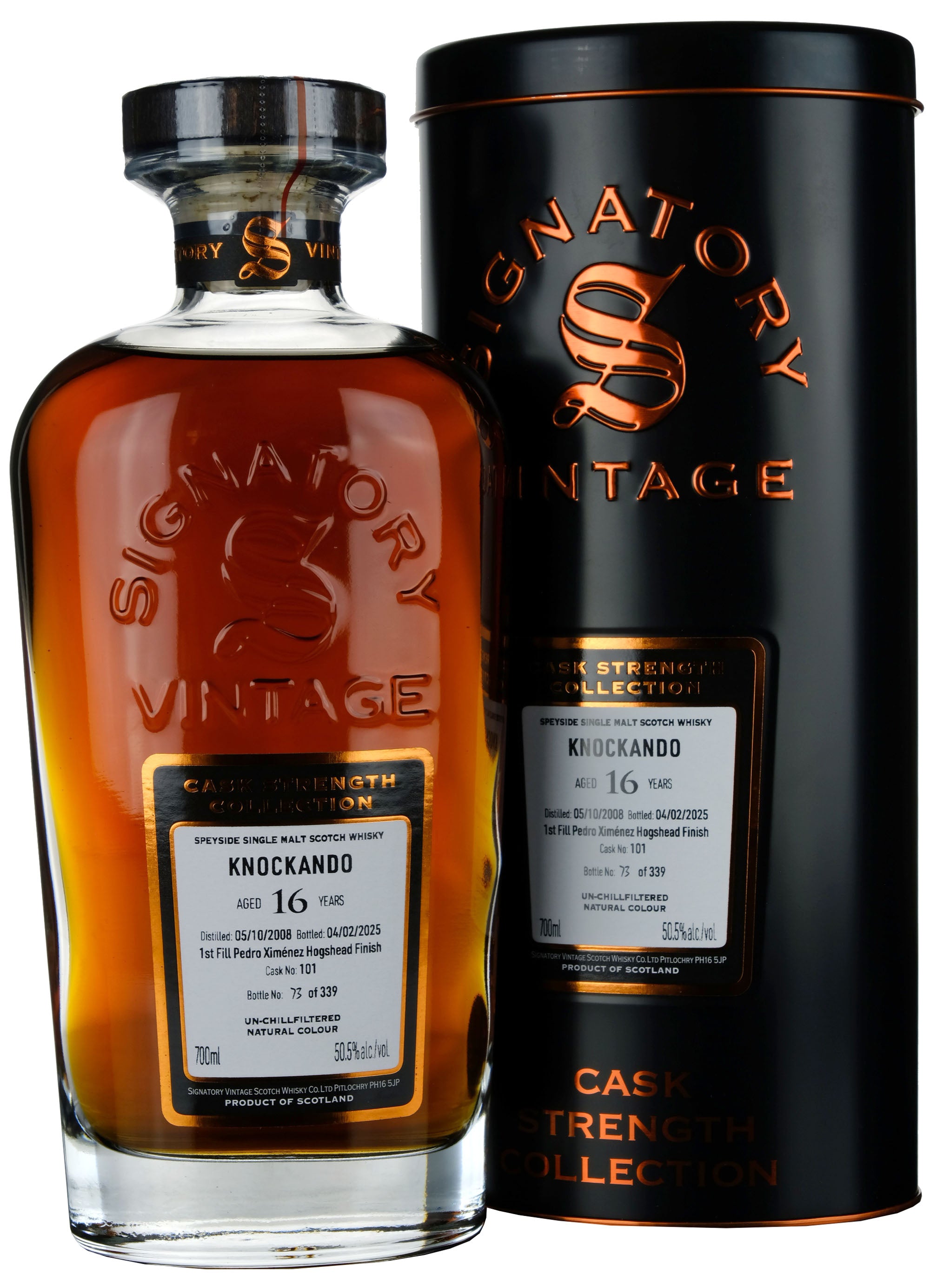 Knockando 2008-2025 | 16 Year Old Signatory Vintage Cask Strength Collection Single Cask 101