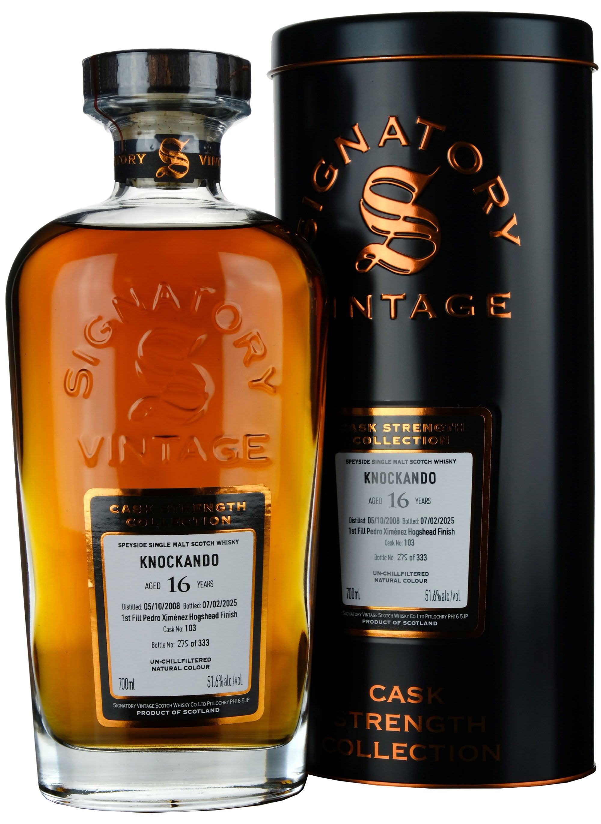 Knockando 2008-2025 | 16 Year Old Signatory Vintage Cask Strength Collection Single Cask 103