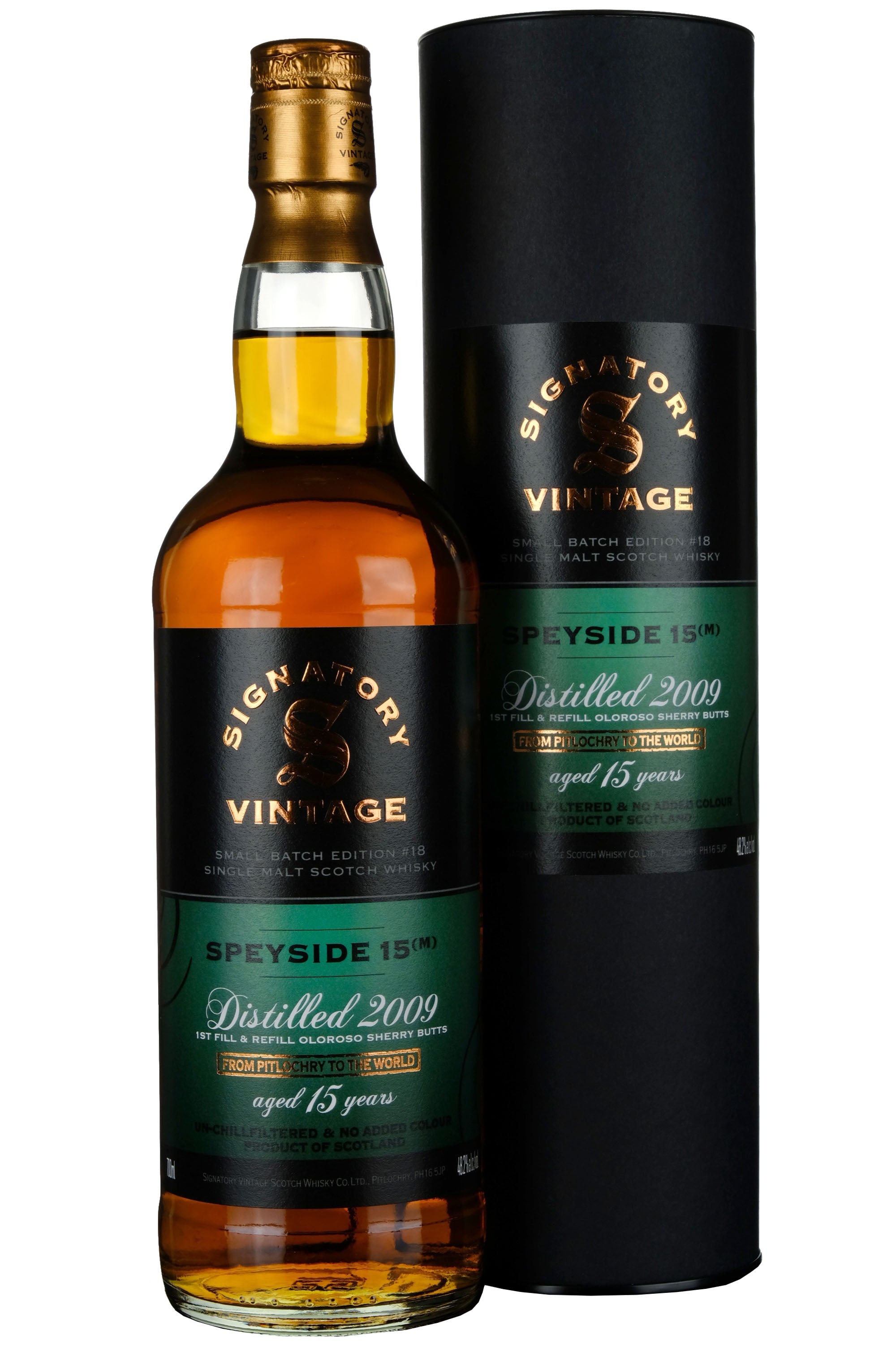Speyside (M) 2009-2025 | 15 Year Old Signatory Vintage Small Batch Edition 18