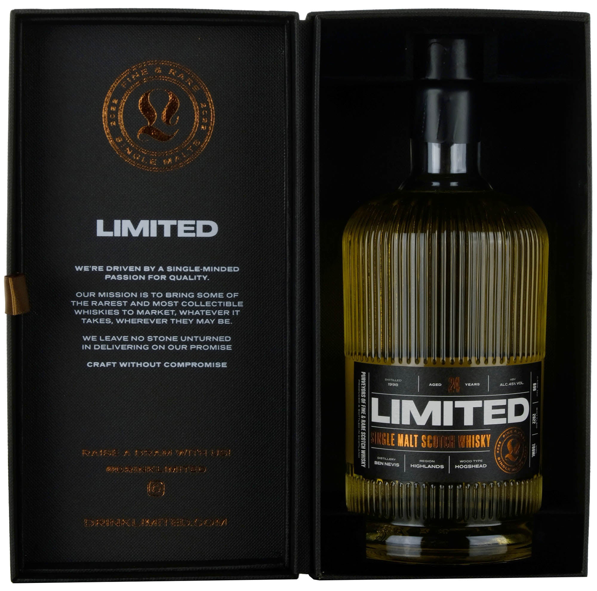 Ben Nevis 1998-2022 | 24 Year Old Limited Whisky Single Cask 696
