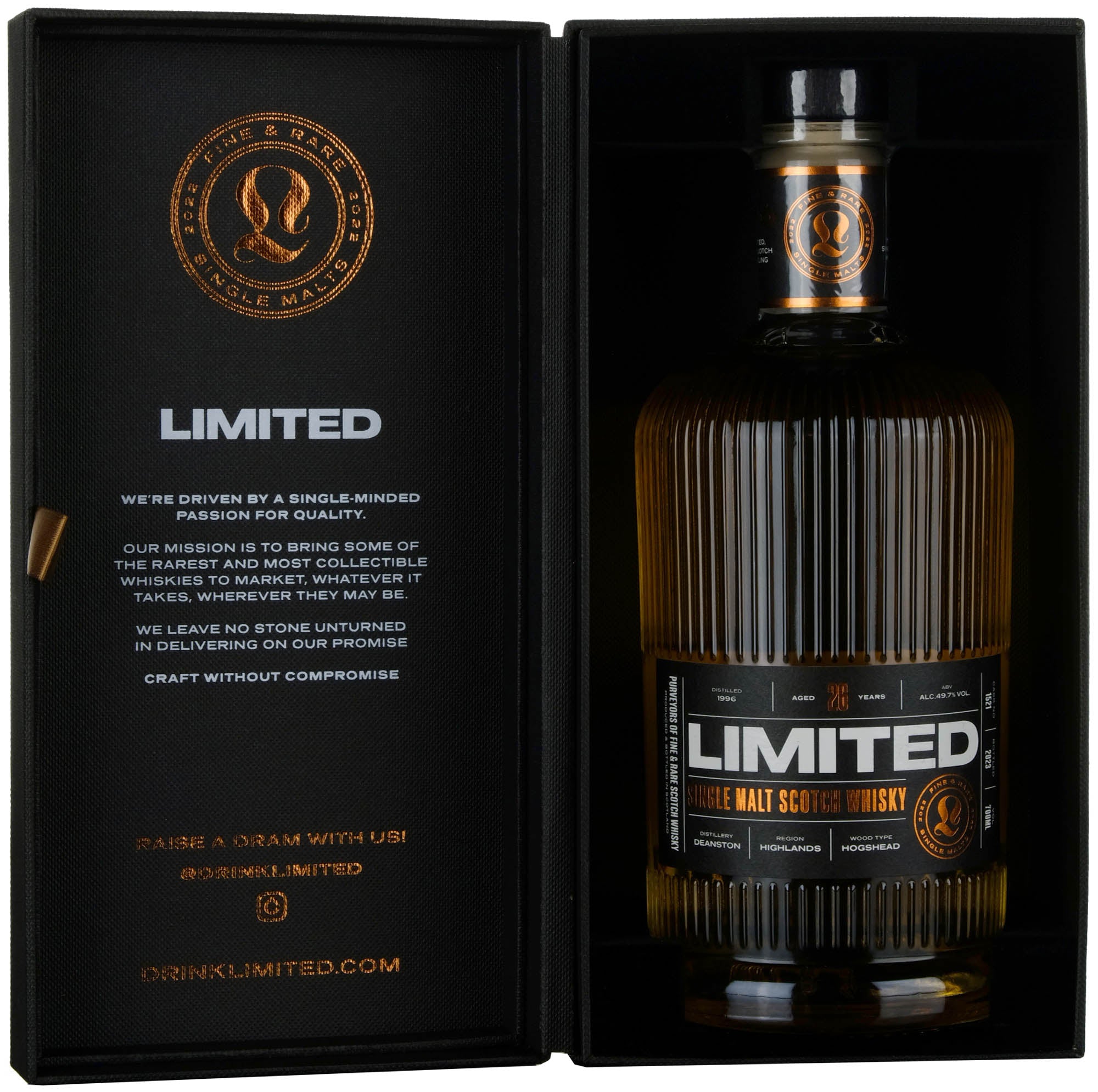 Deanston 1996-2023 | 26 Year Old Limited Whisky Single Cask 1521