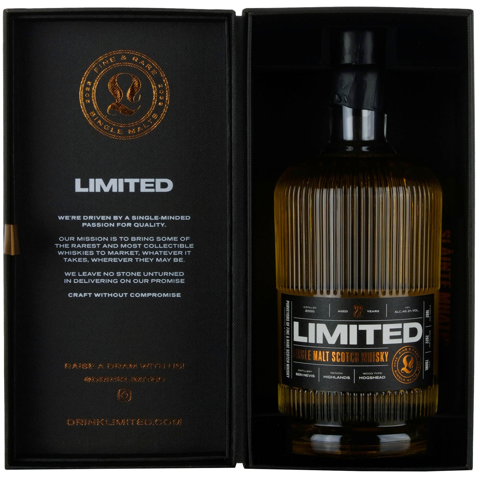 Ben Nevis 2000-2022 | 22 Year Old Limited Whisky Single Cask 1002