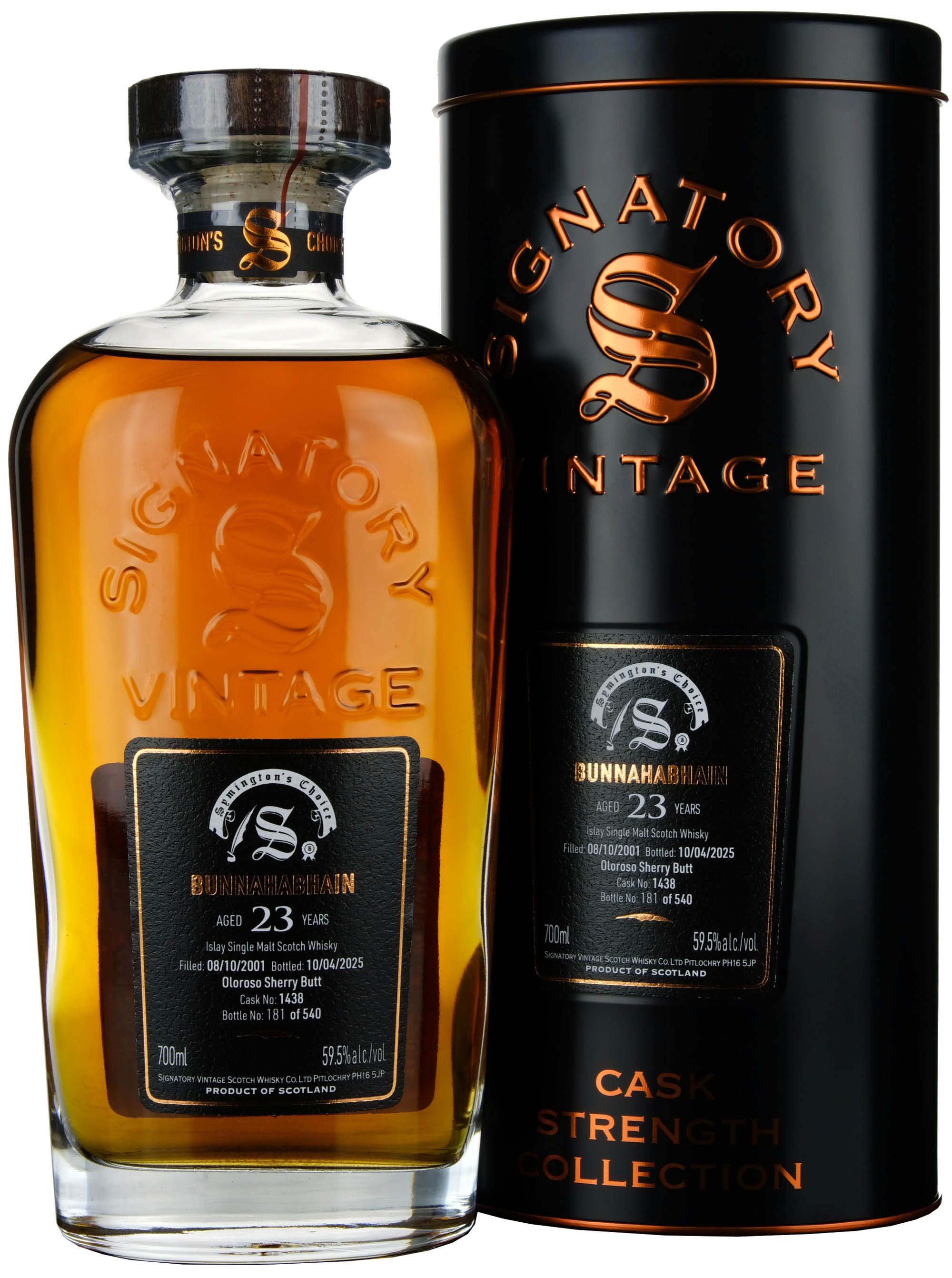 Bunnahabhain 2001-2025 | 23 Year Old Signatory Vintage Symington's Choice Single Cask 1438