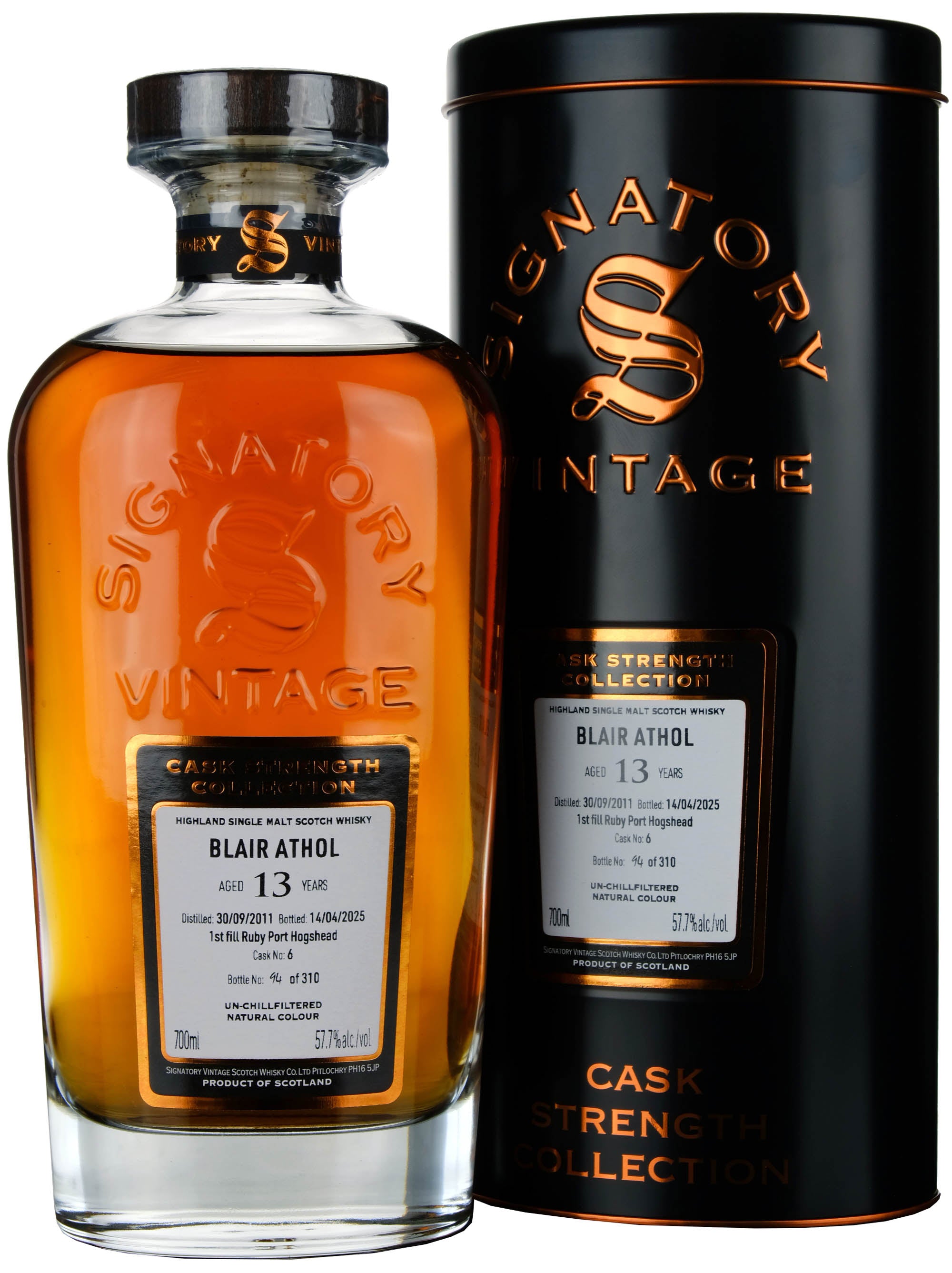 Blair Athol 2011-2025 | 13 Year Old Signatory Vintage Cask Strength Collection Single Cask 6