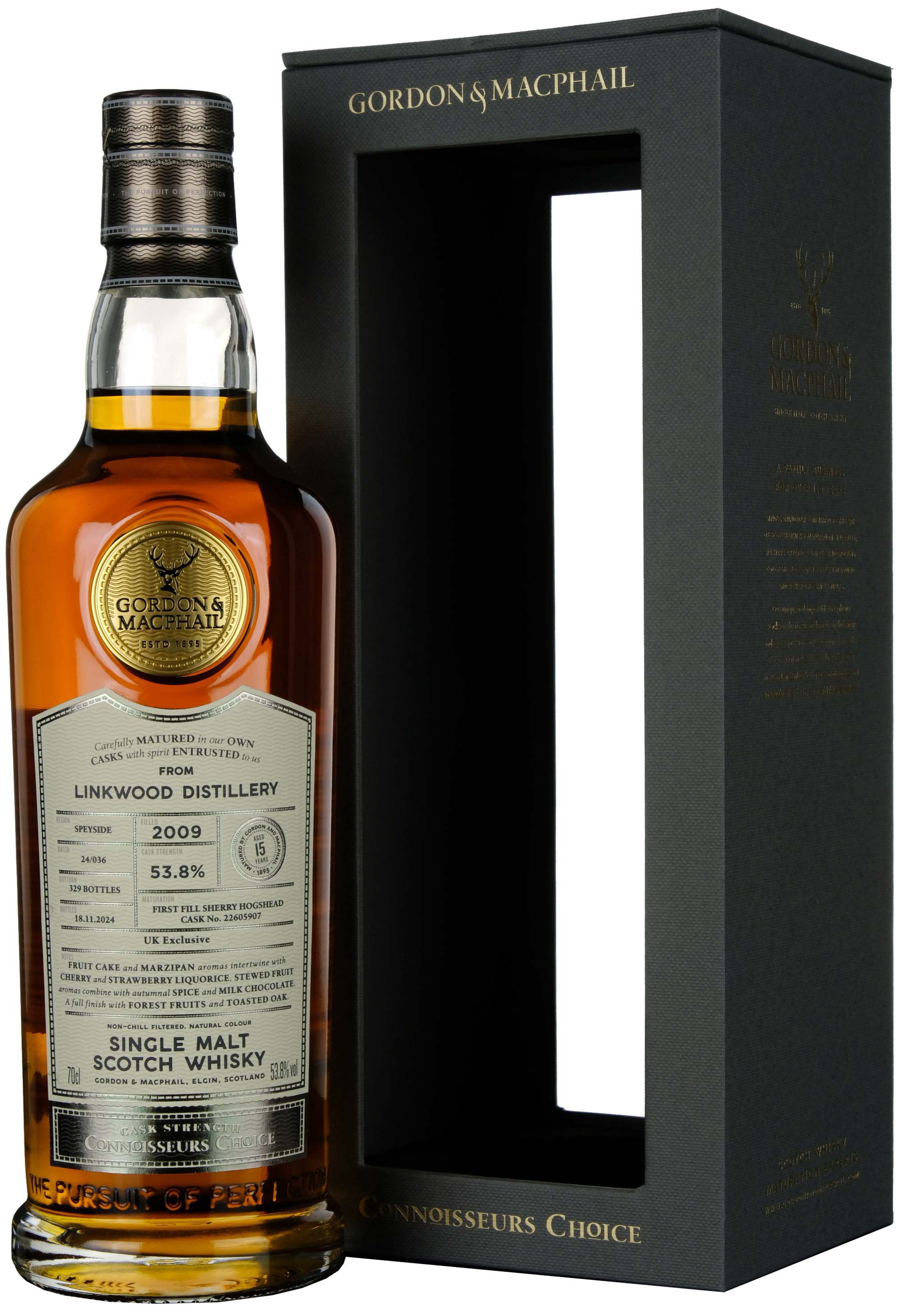 Linkwood 2009-2024 | 15 Year Old Gordon & MacPhail Connoisseurs Choice Single Cask 22605907