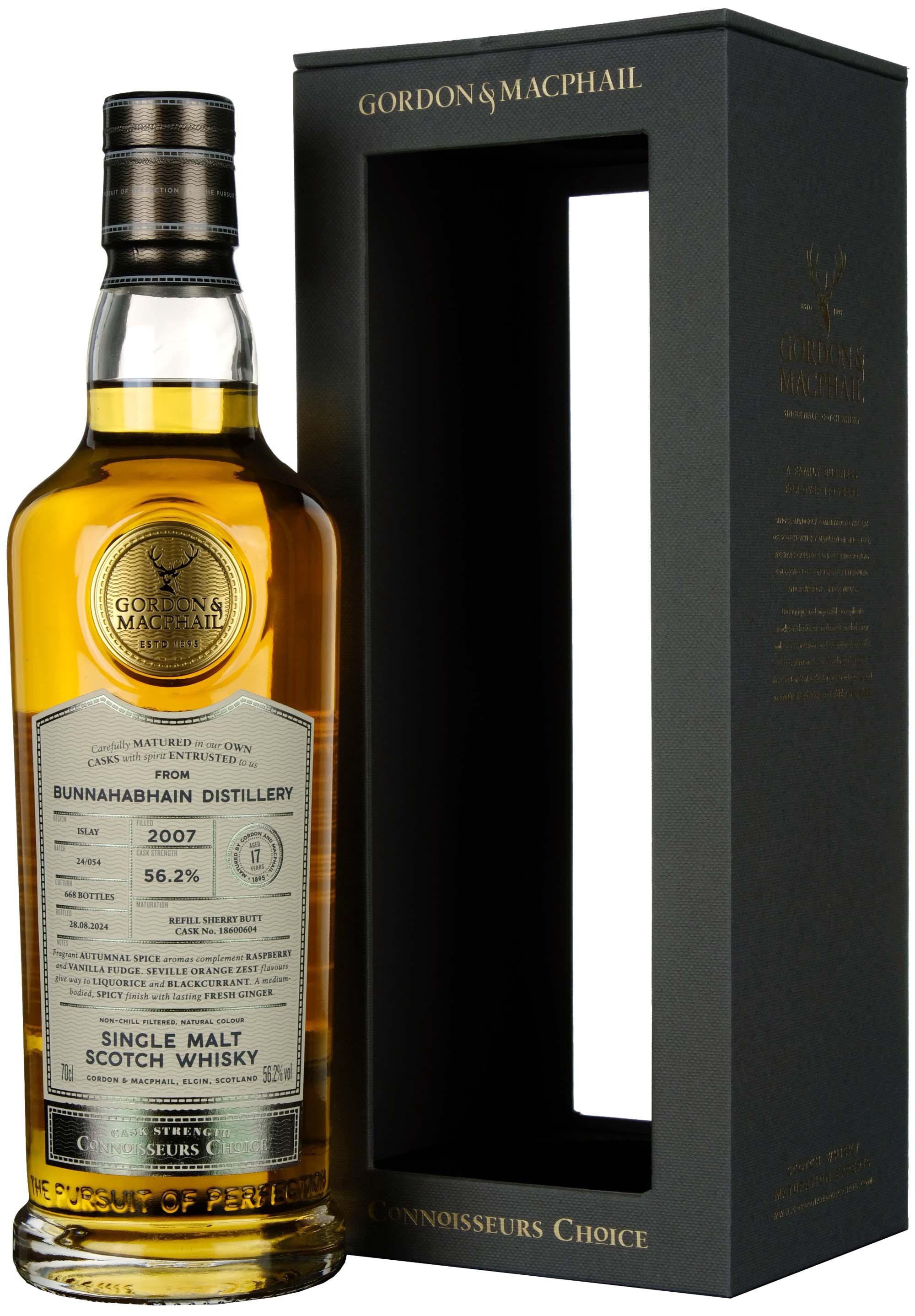 Bunnahabhain 2007-2024 | 17 Year Old Gordon & MacPhail Connoisseurs Choice Single Cask 18600604