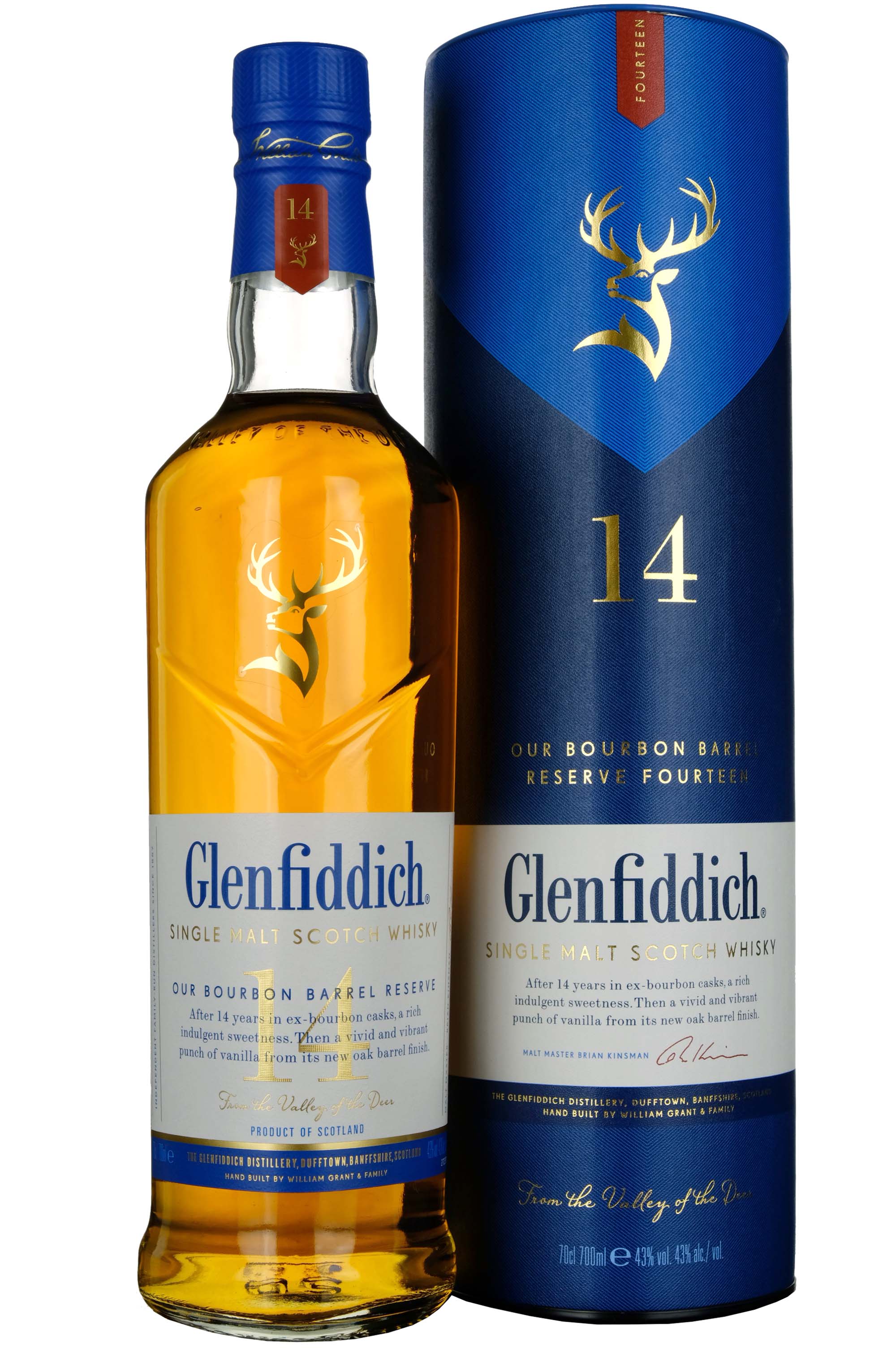 Glenfiddich 14 Year Old Bourbon Barrel Fourteen