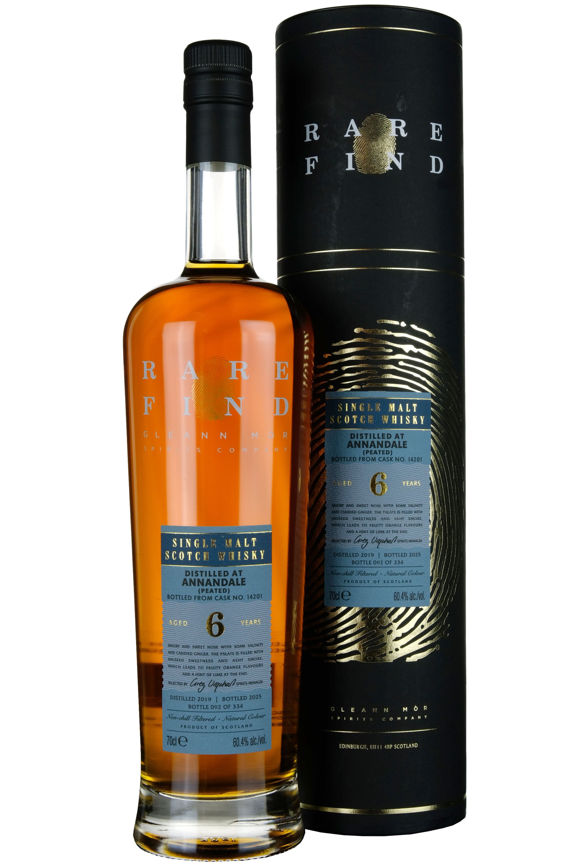 Annandale 2019-2025 | 6 Year Old Gleann Mor Rare Find Single Cask 14201