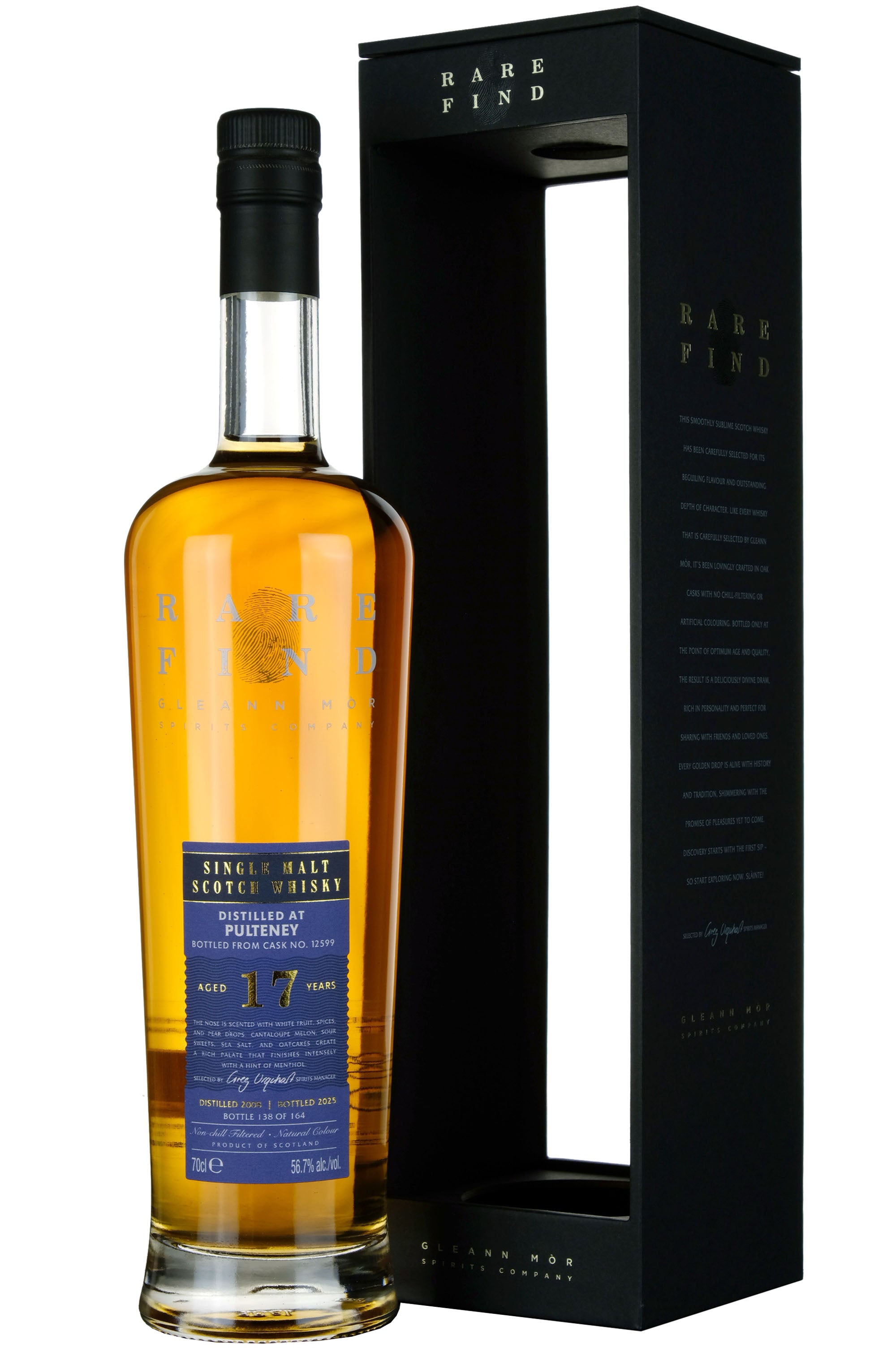 Pulteney 2008-2025 | 17 Year Old Gleann Mor Rare Find Single Cask 12599