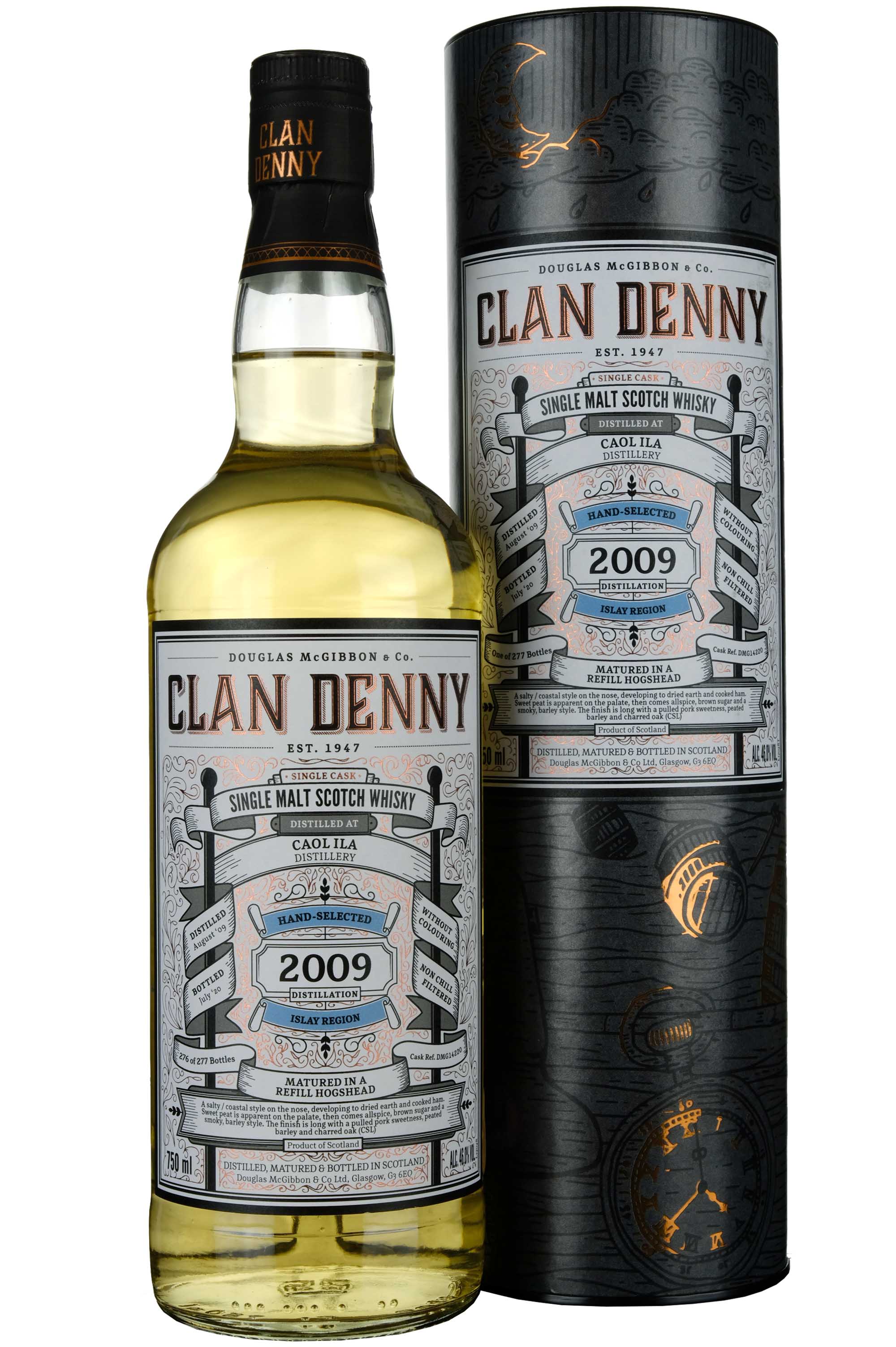 Caol Ila 2009-2020 | 10 Year Old Douglas Laing Clan Denny Single Cask DMG14220