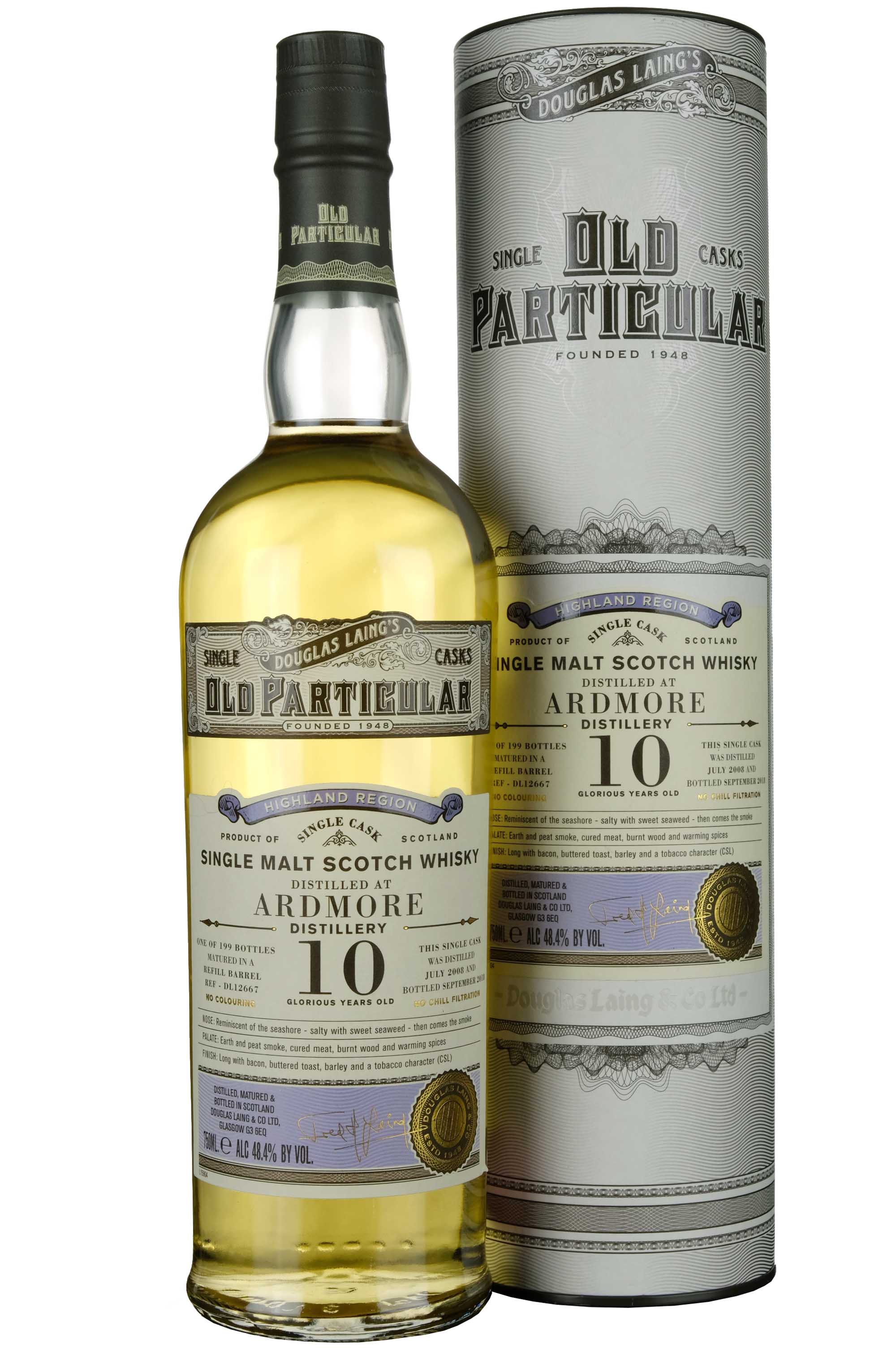 Ardmore 2008-2018 | 10 Year Old Douglas Laing Old Particular Single Cask DL12667