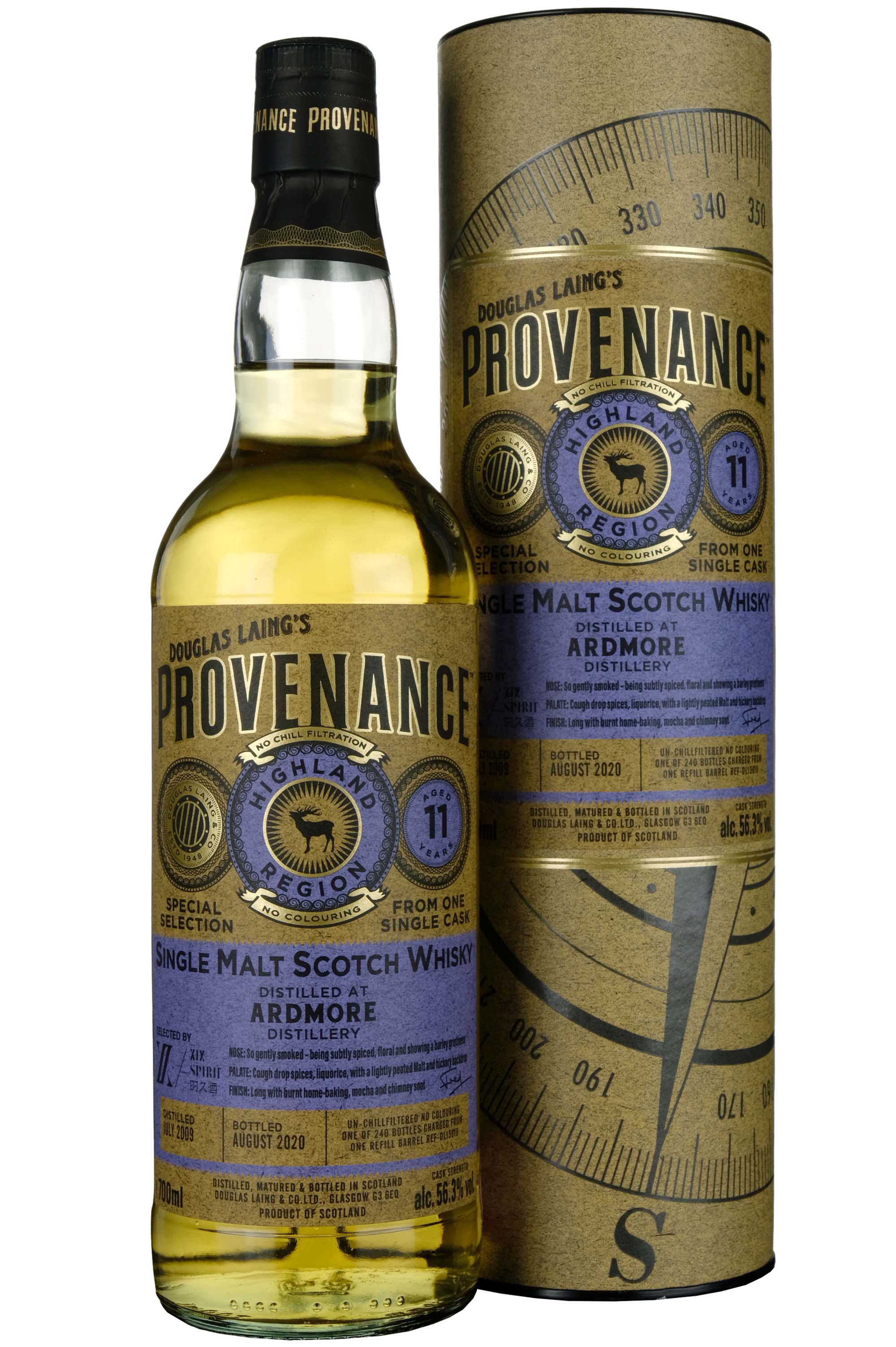 Ardmore 2009 - 11 Year Old Douglas Laing Provenance Cask DL13818