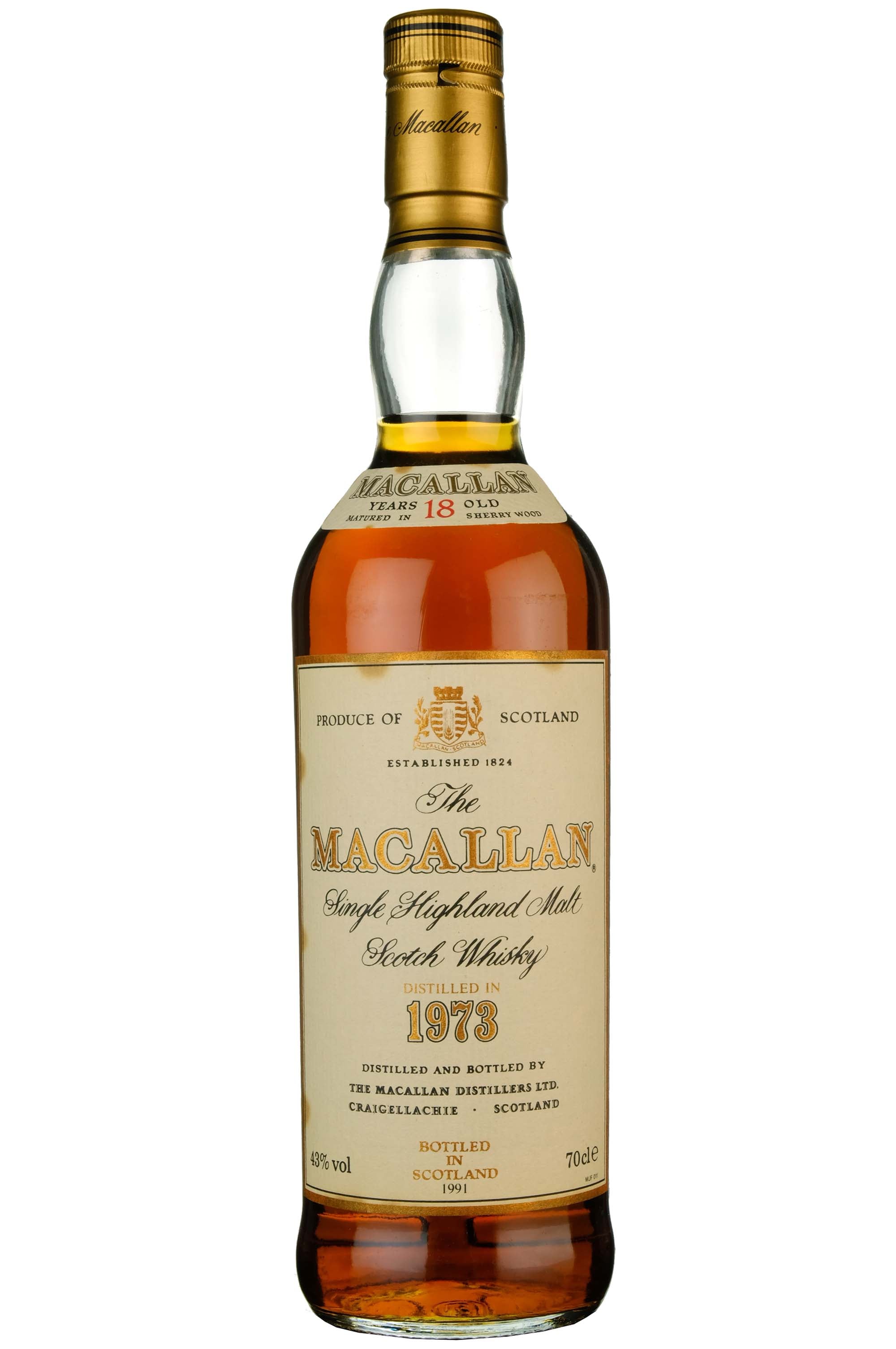 ブランデー maccallan Macallan 1973-1991 | 18 Year Old - Whisky-Online Shop
