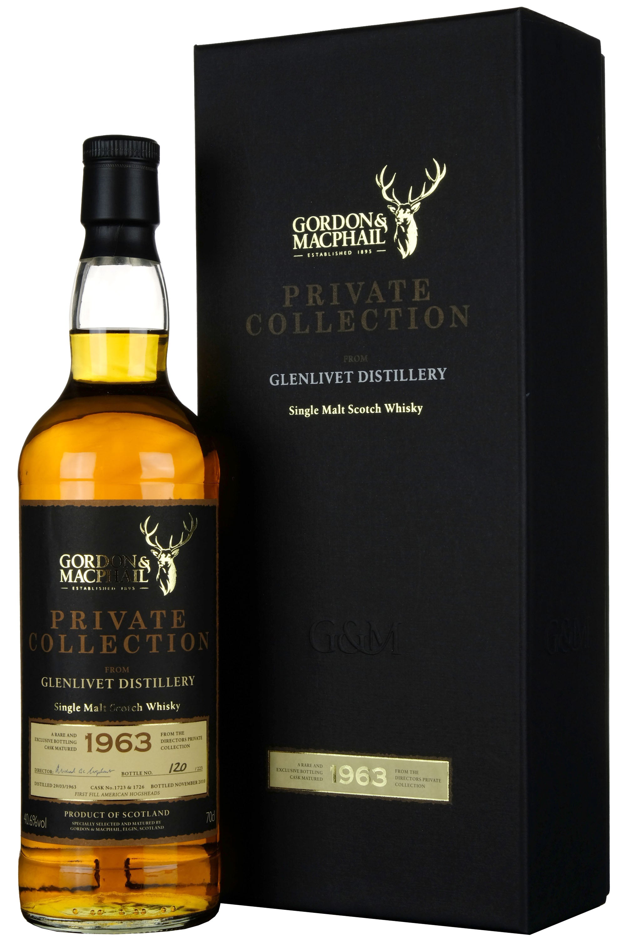 Glenlivet 1963-2010 | 47 Year Old Gordon & MacPhail Private Collection Casks 1723-1726