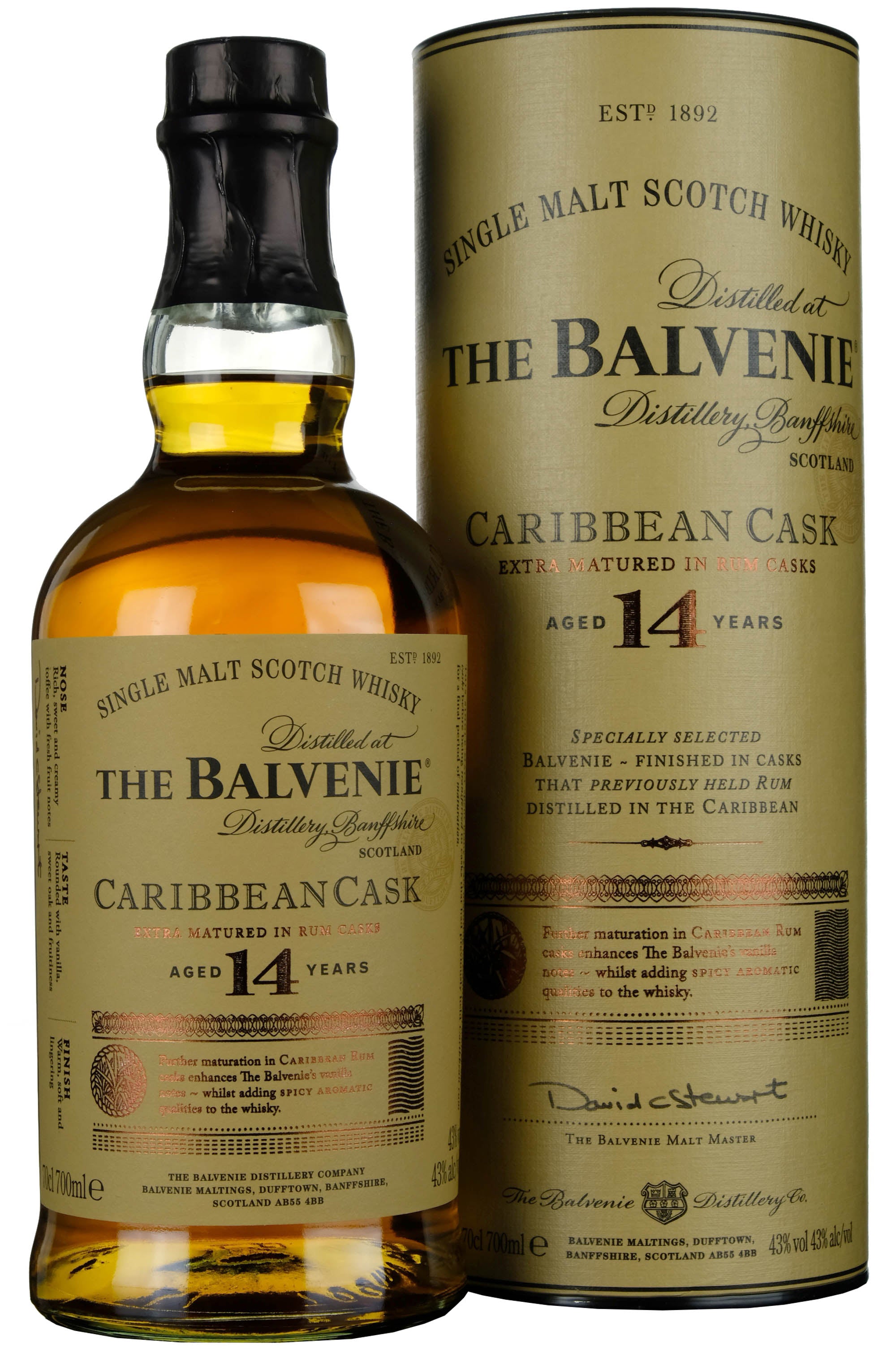 Balvenie 14 Year Old Caribbean Cask