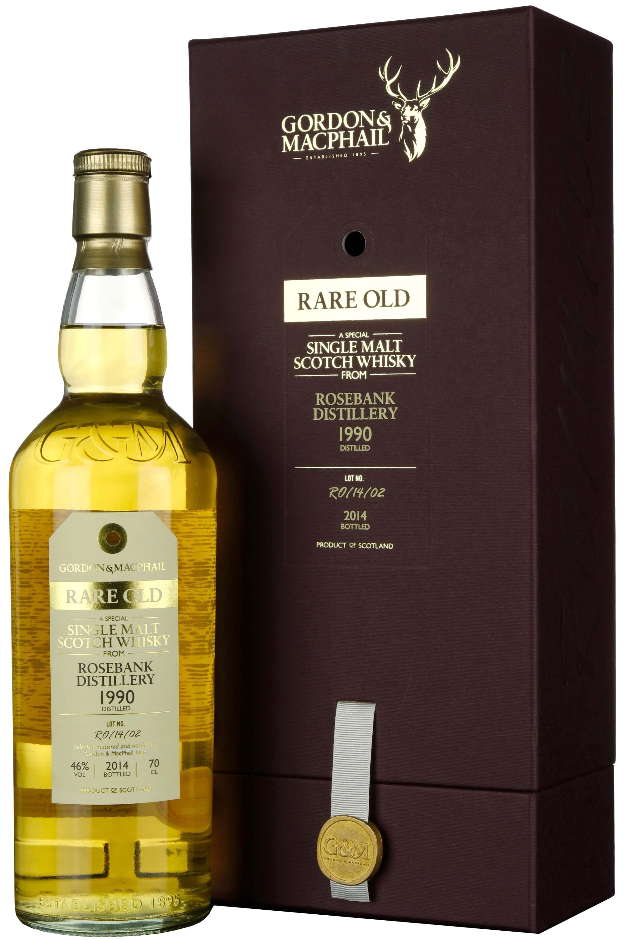 ウイスキー Gordon & MacPhail Rare Old Rosebank 1990 Rosebank 1990-2014 - Rare Old by Gordon & MacPhail - Whisky Online