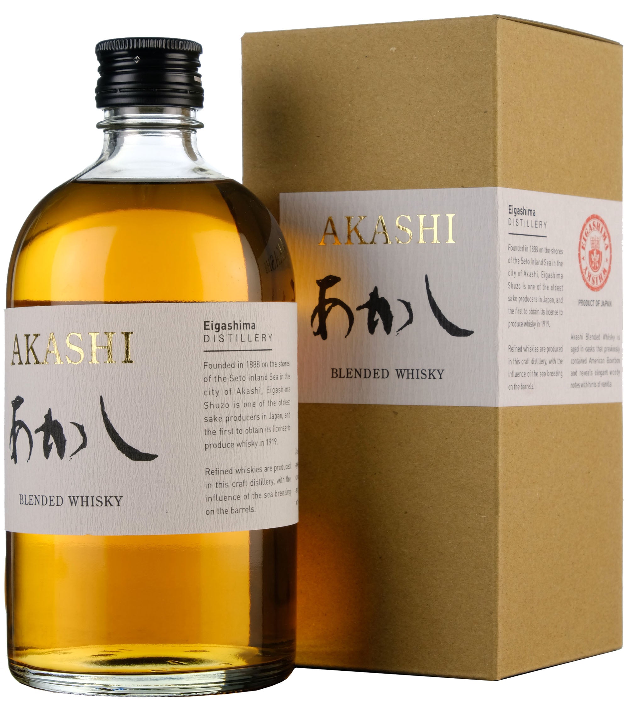 Eigashima Akashi Blended Japanese Whisky - Whisky Online Shop