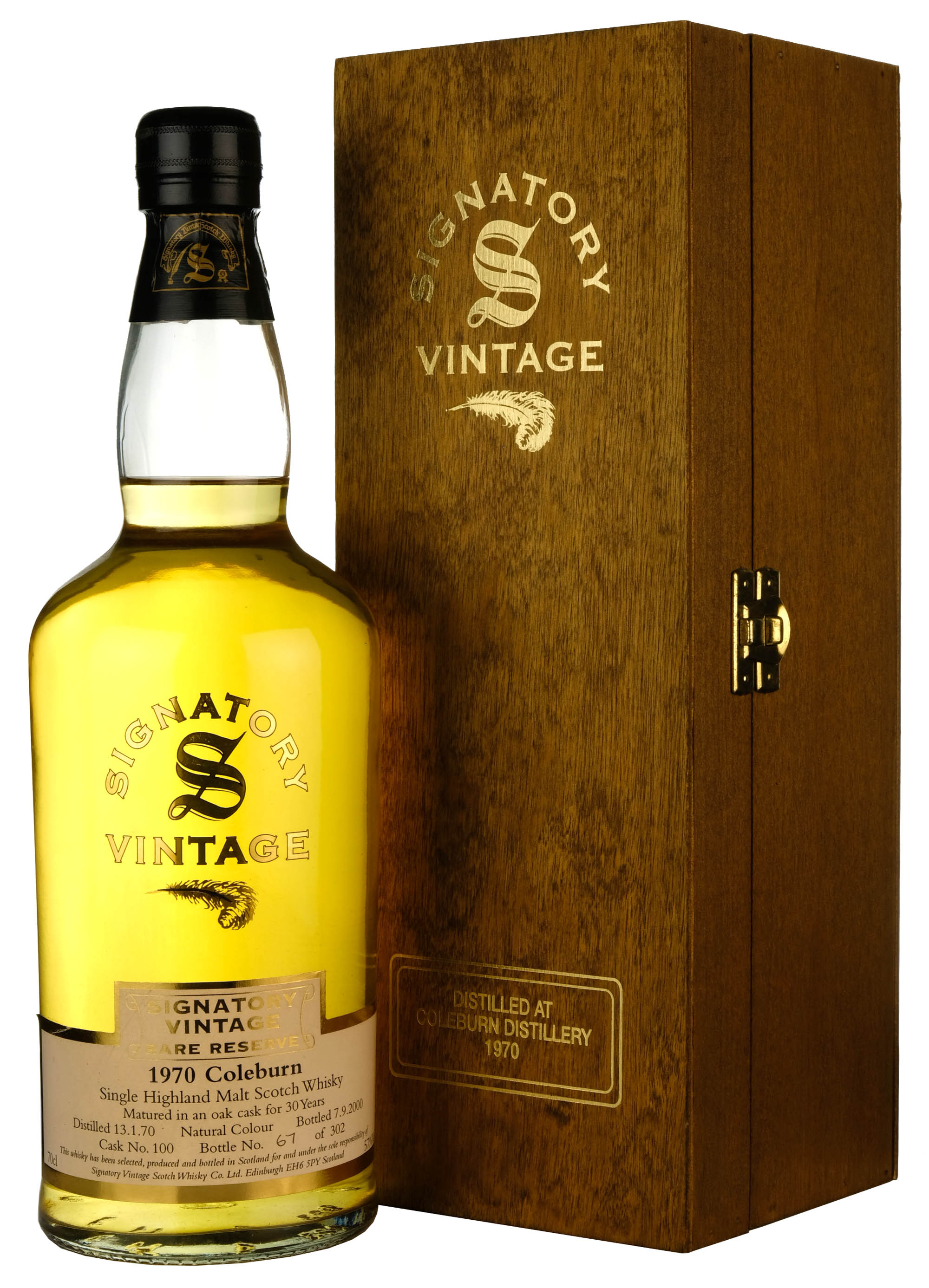 Coleburn 1970-2000 | 30 Year Old Signatory Vintage Single Cask 100