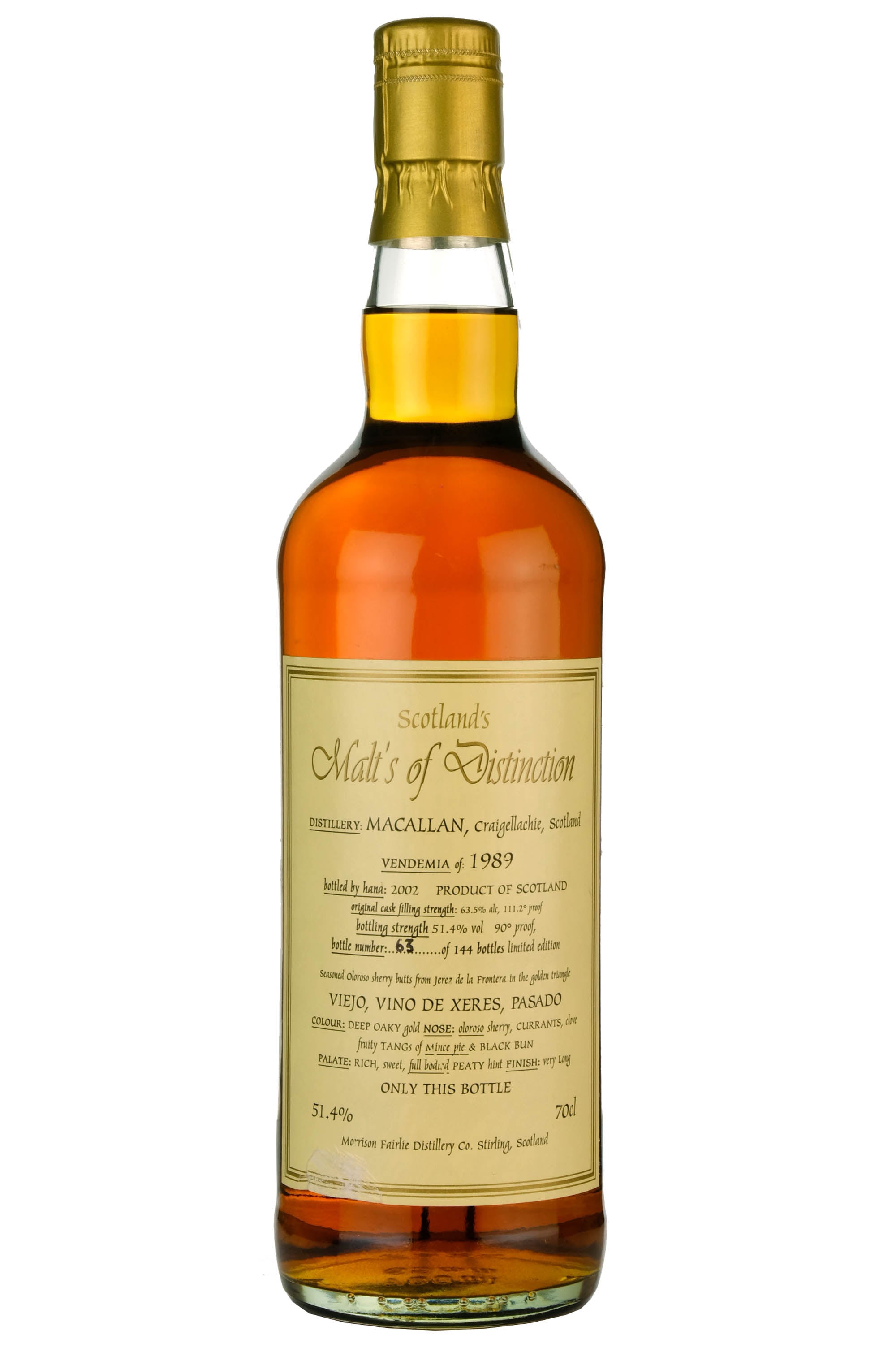 Macallan 1989-2002 Malt's Of Distinction