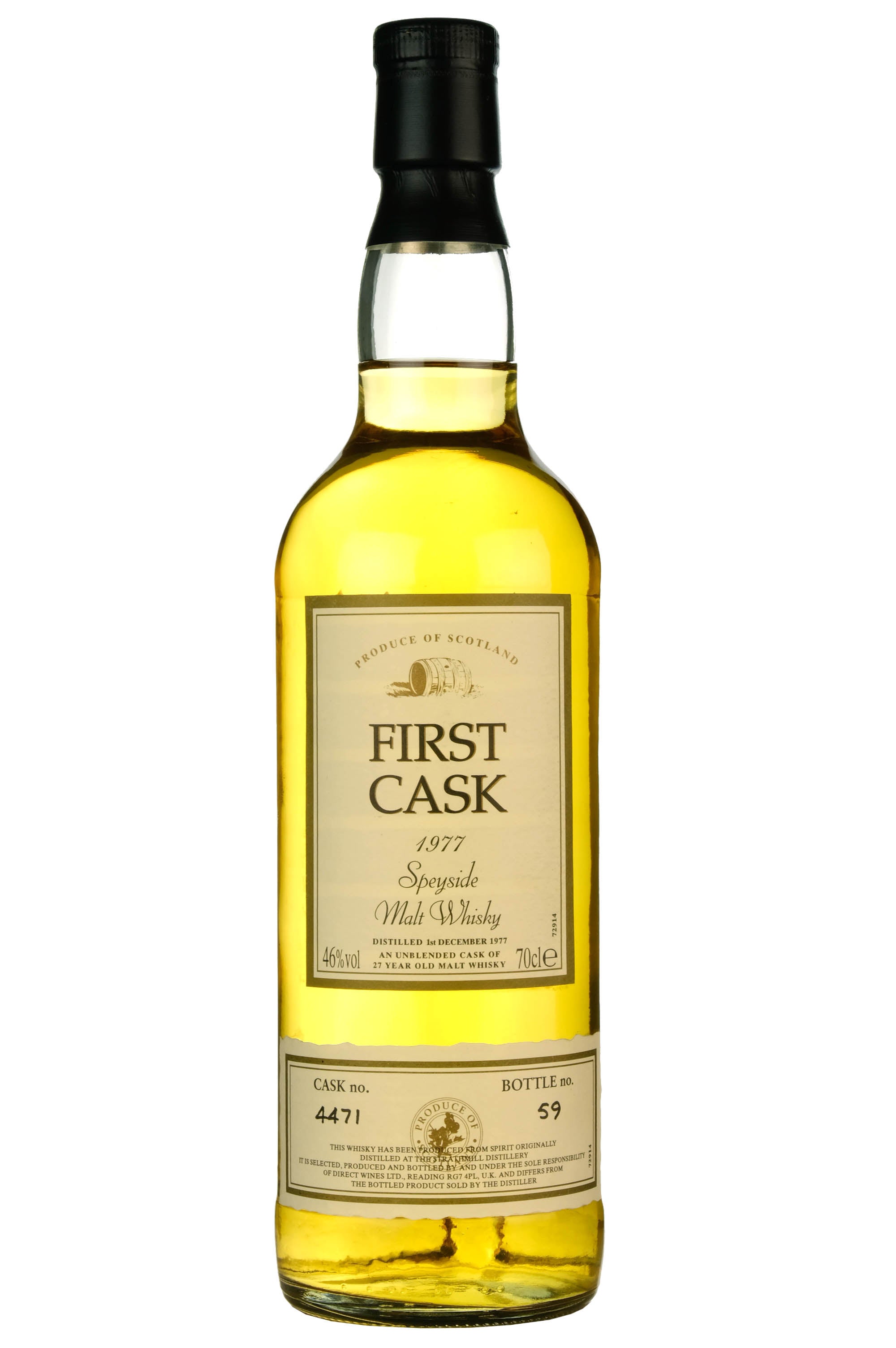 Strathmill 1977 | 27 Year Old First Cask Single Cask 4471 - Whisky
