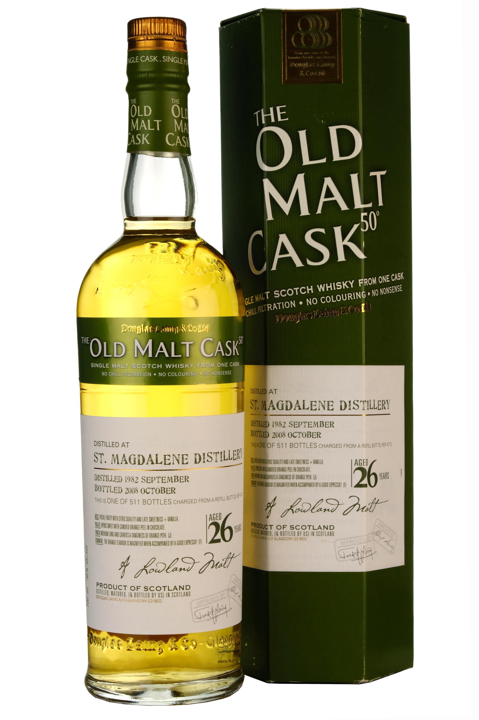 St Magdalene 1982-2008 | 26 Year Old Douglas Laing Old Malt Cask Single Cask 4712