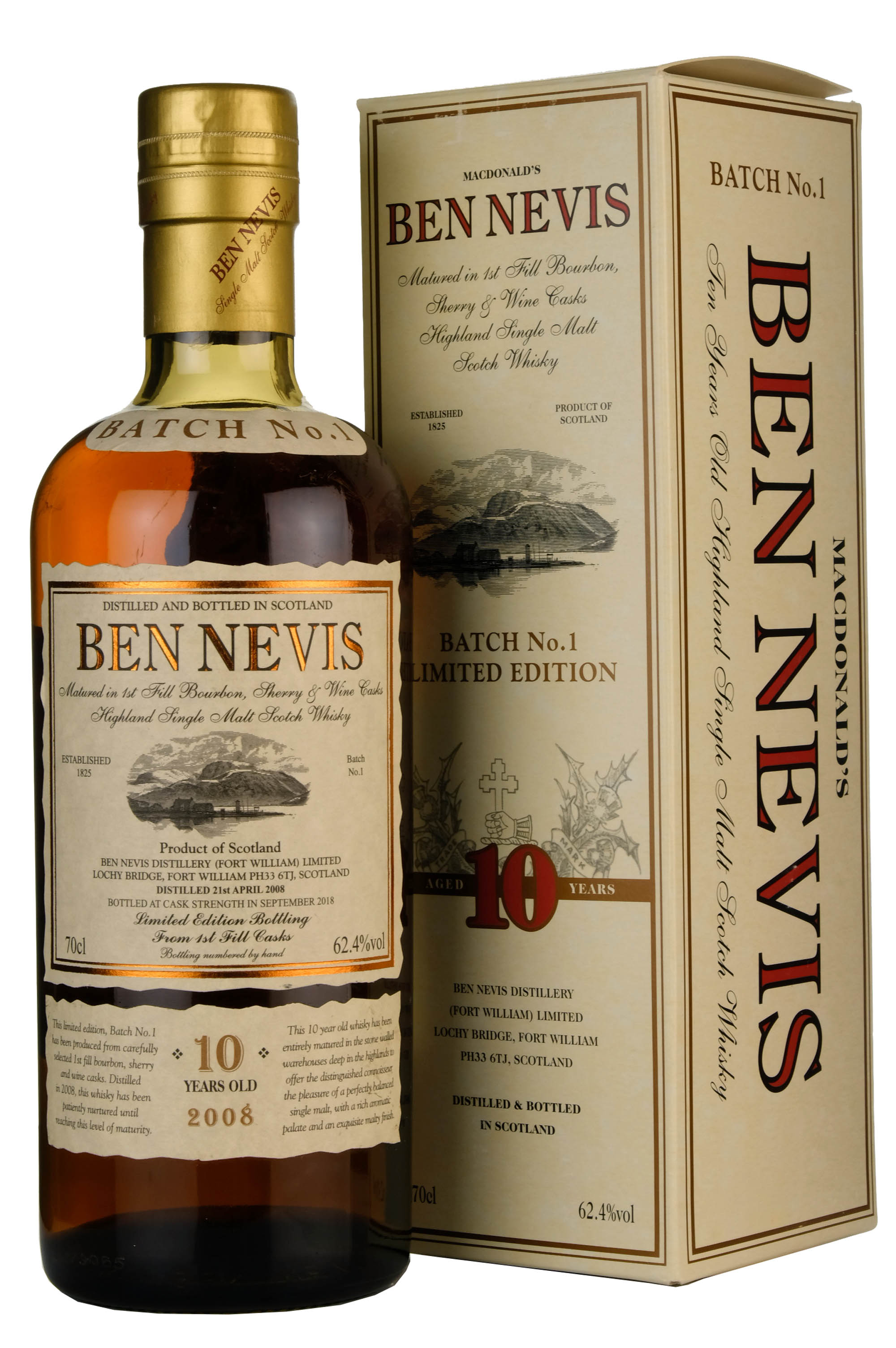 Ben Nevis 2008-2018 | 10 Year Old Batch 1 - Whisky-Online Shop