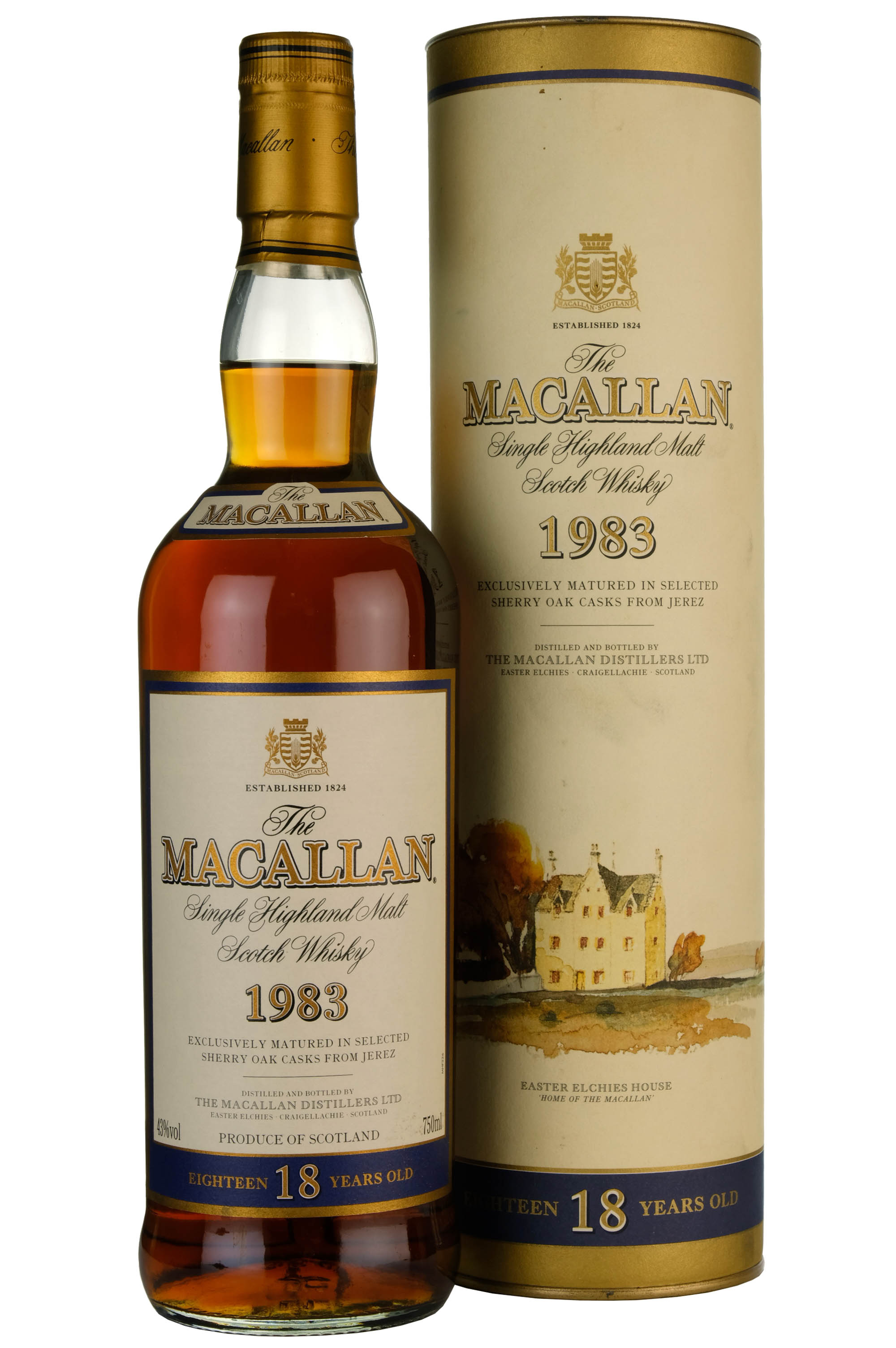 MACALLAN 1983 18年 スコッチウイスキー Macallan 1983 18 Year Old Sherry Cask Taiwanese Import - Whisky