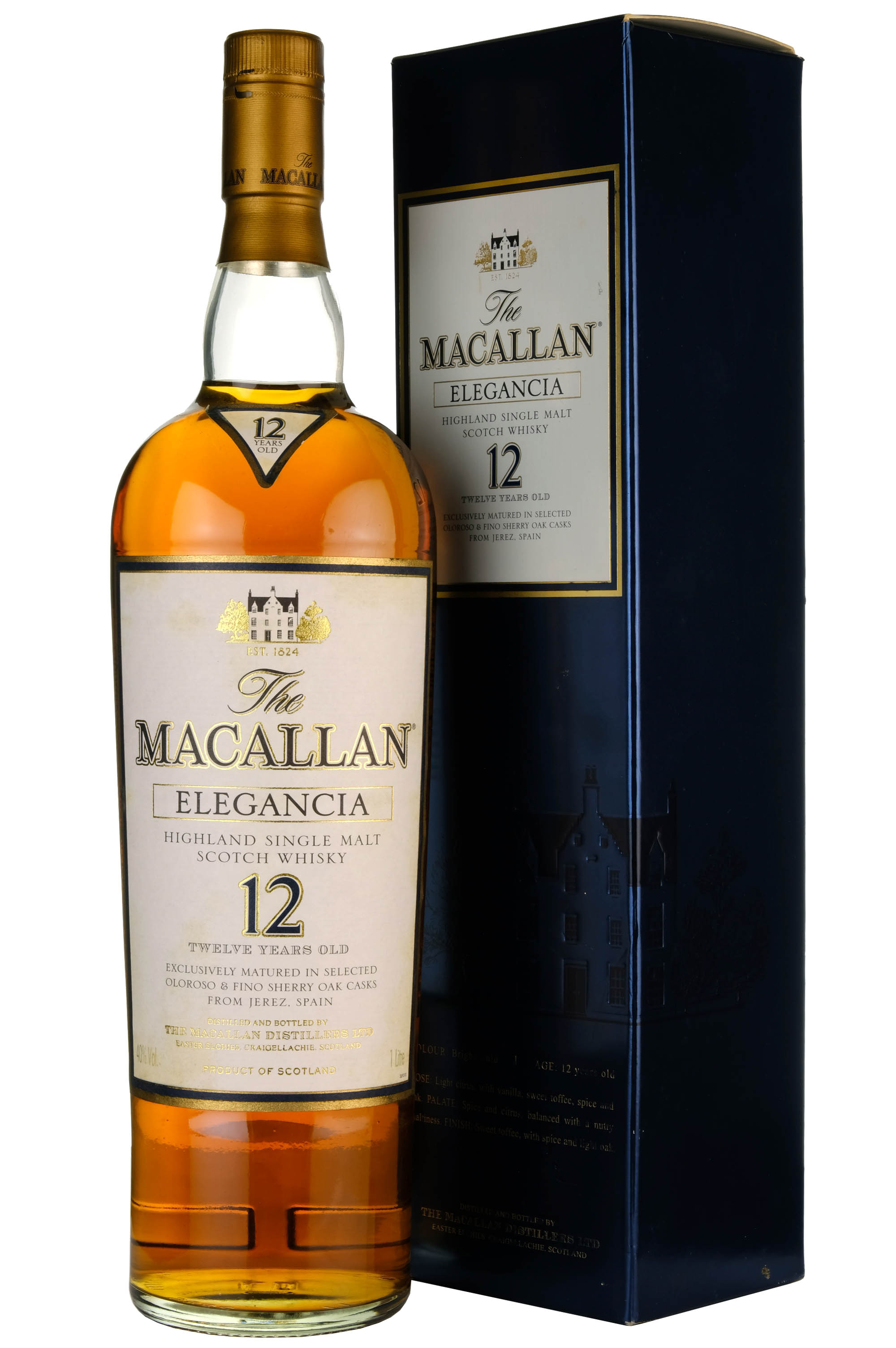 Macallan 12 Year Old Elegancia 2000s 1 Litre