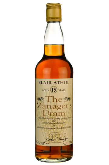 Blair Athol 15 Year Old The Manager's Dram 1996 Release