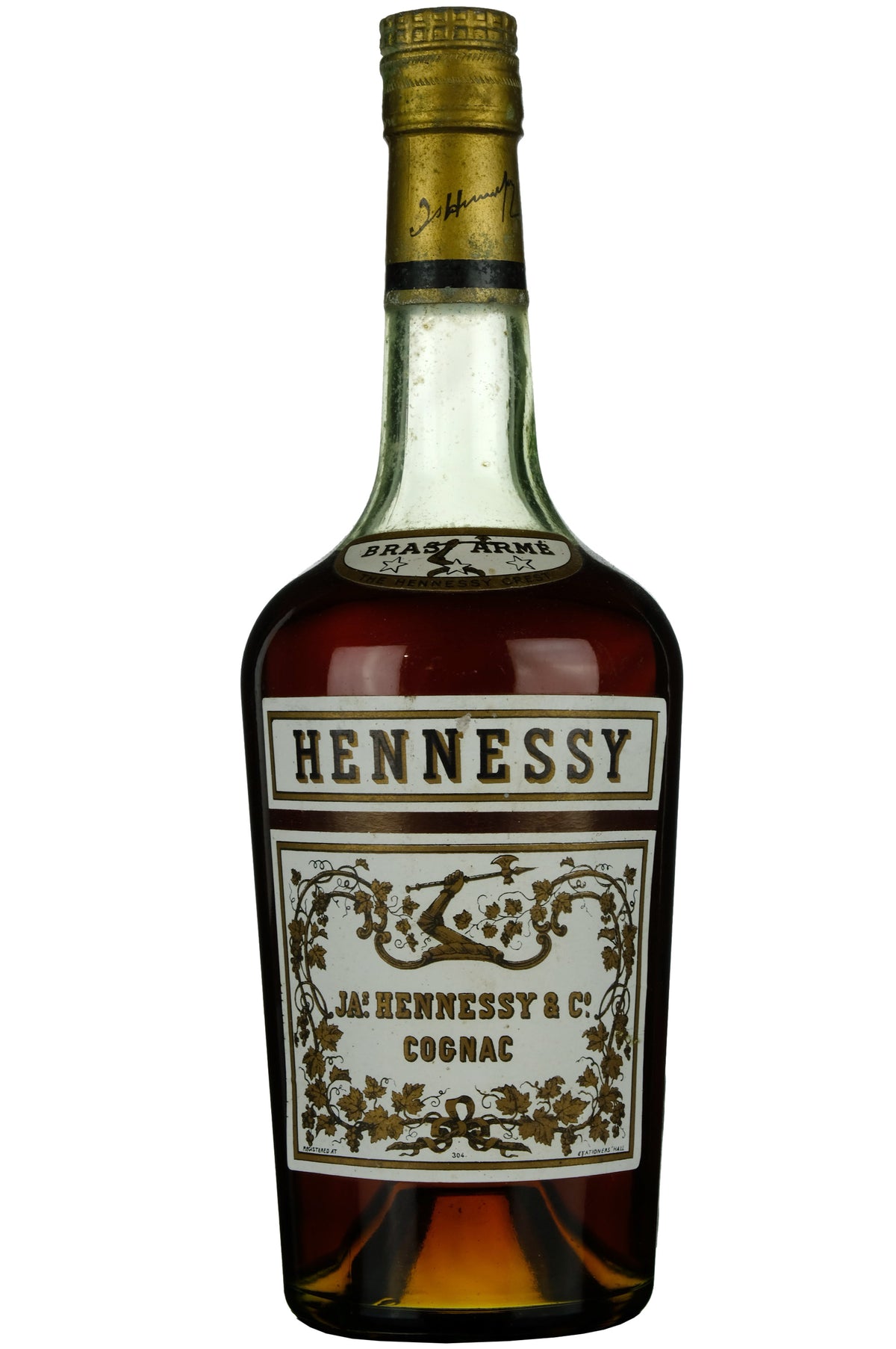Hennessy Bras Armé 3 Star Cognac 1960s