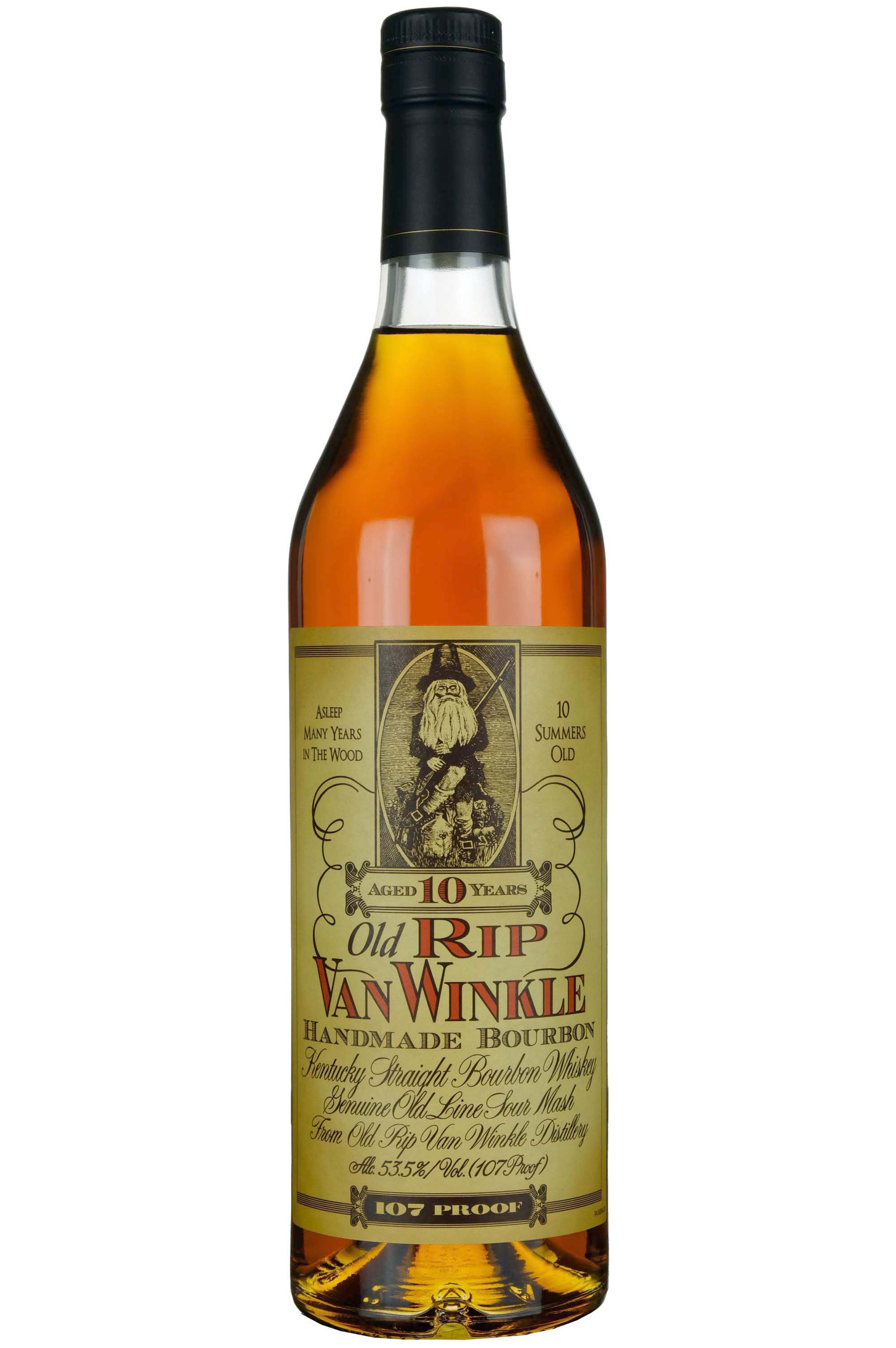 Old Rip Van Winkle 10 Year Old 107 Proof Bottled 2021