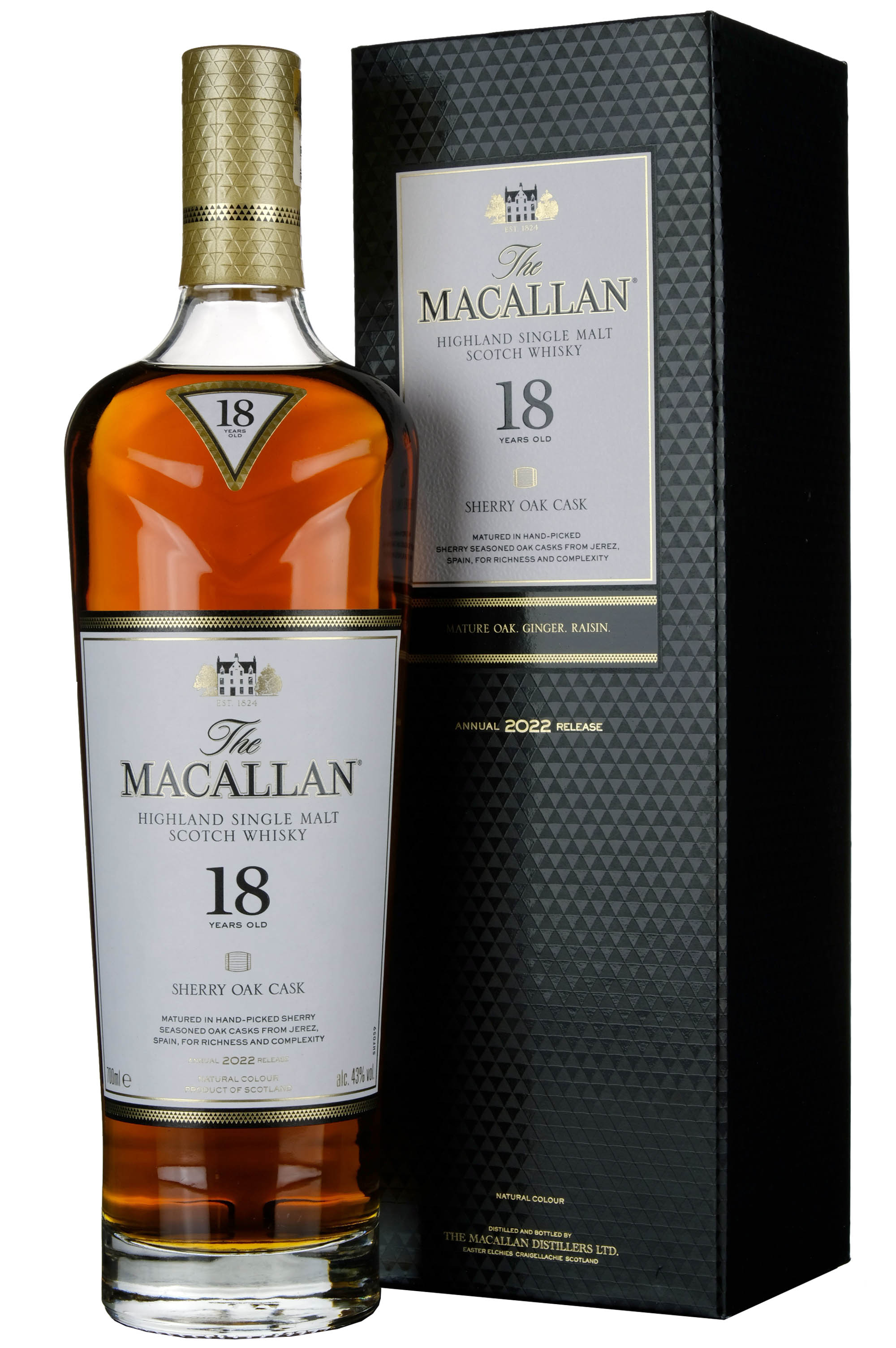 Macallan 18 Year Old Sherry Oak Cask 2022 - Whisky-Online Shop