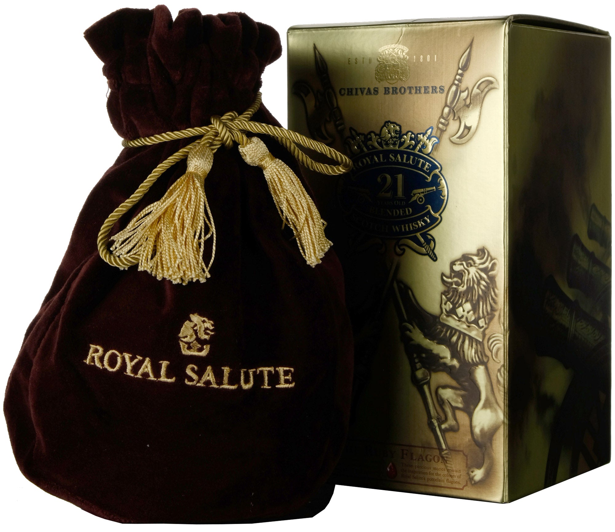 Royal Salute 21 Year Old The Ruby Flagon Bottled 2014