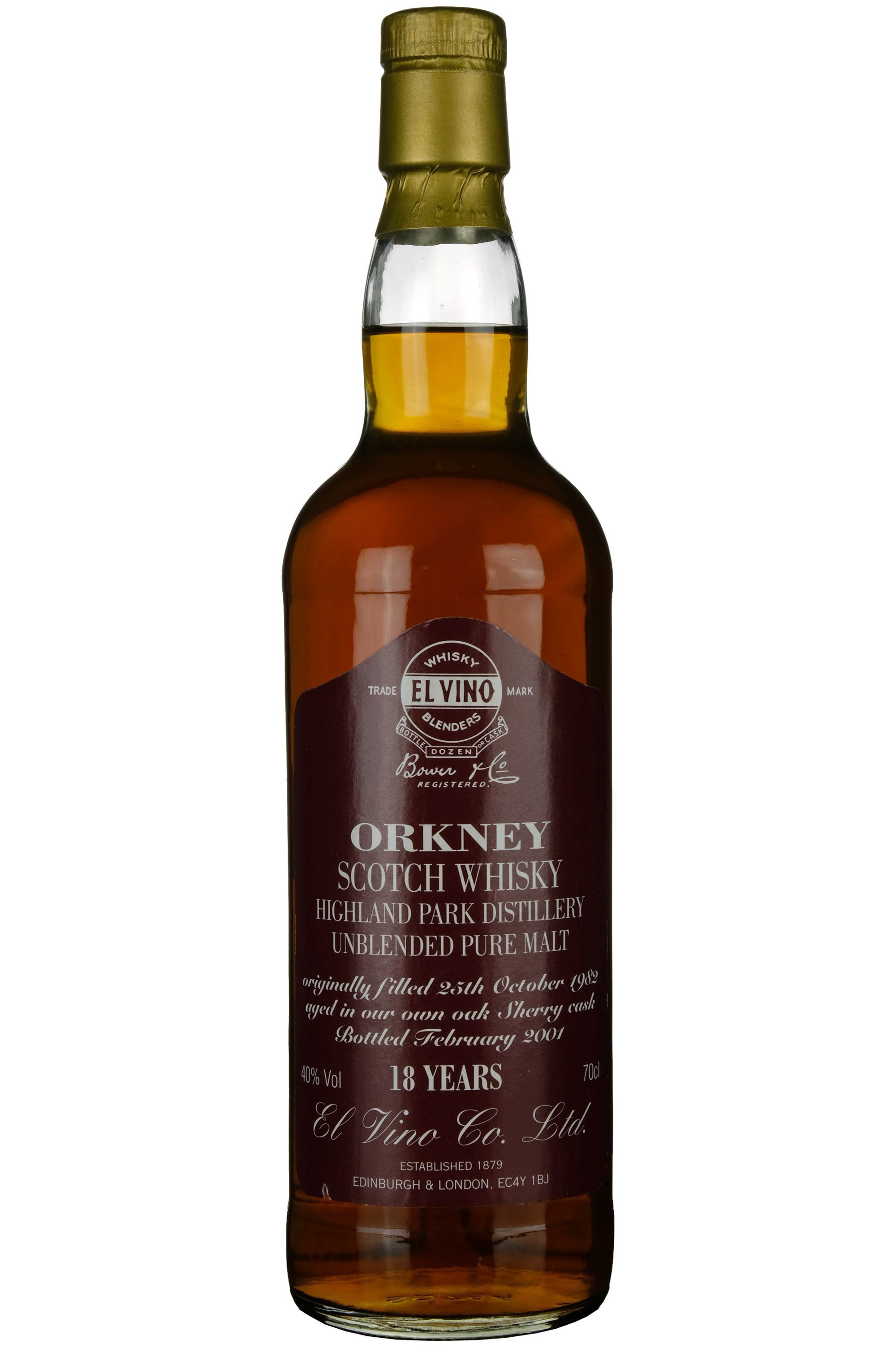 Highland Park 1982-2001 | 18 Year Old El Vino