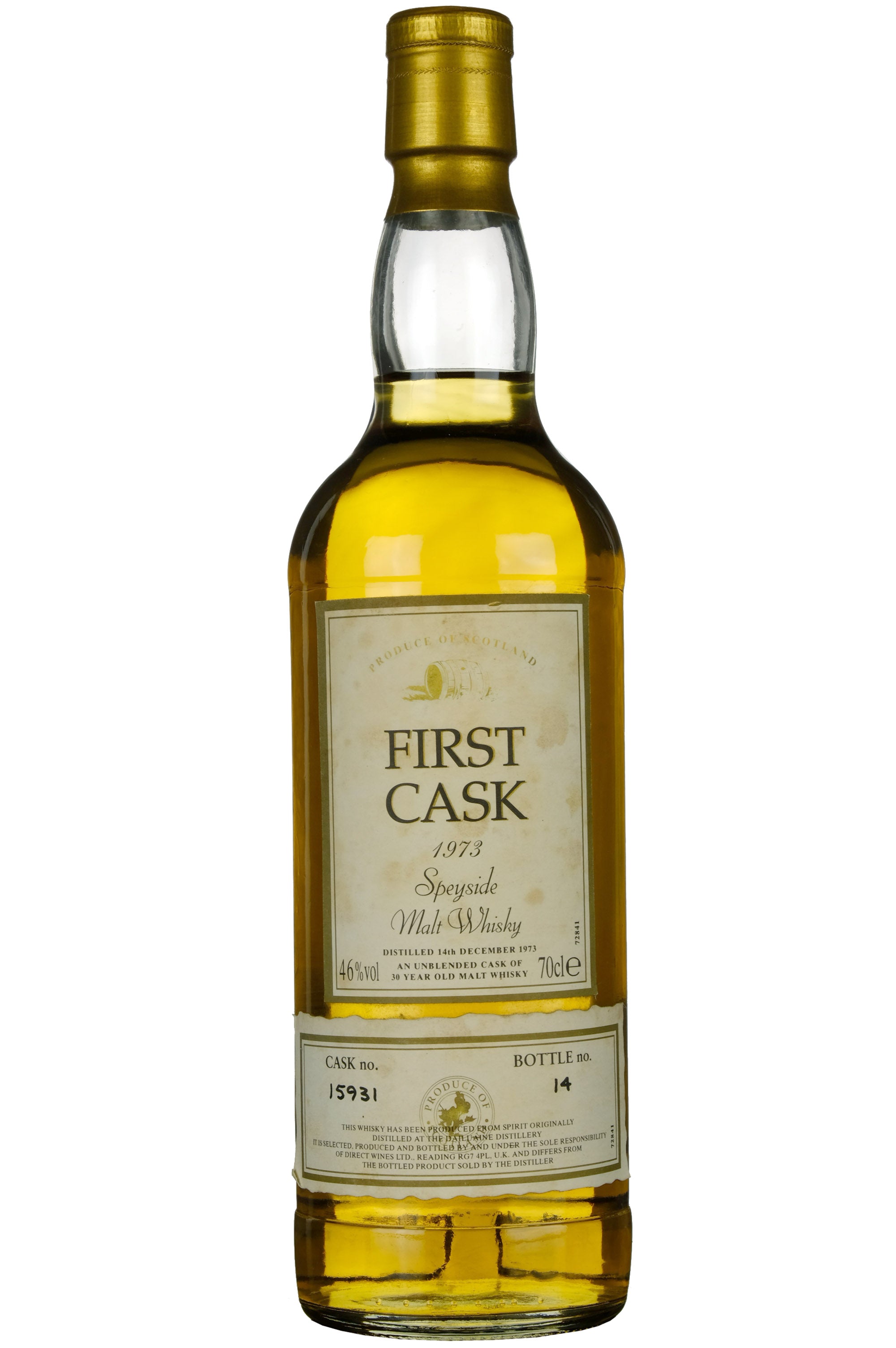 Dailuaine 1973 | 30 Year Old First Cask Single Cask 15931