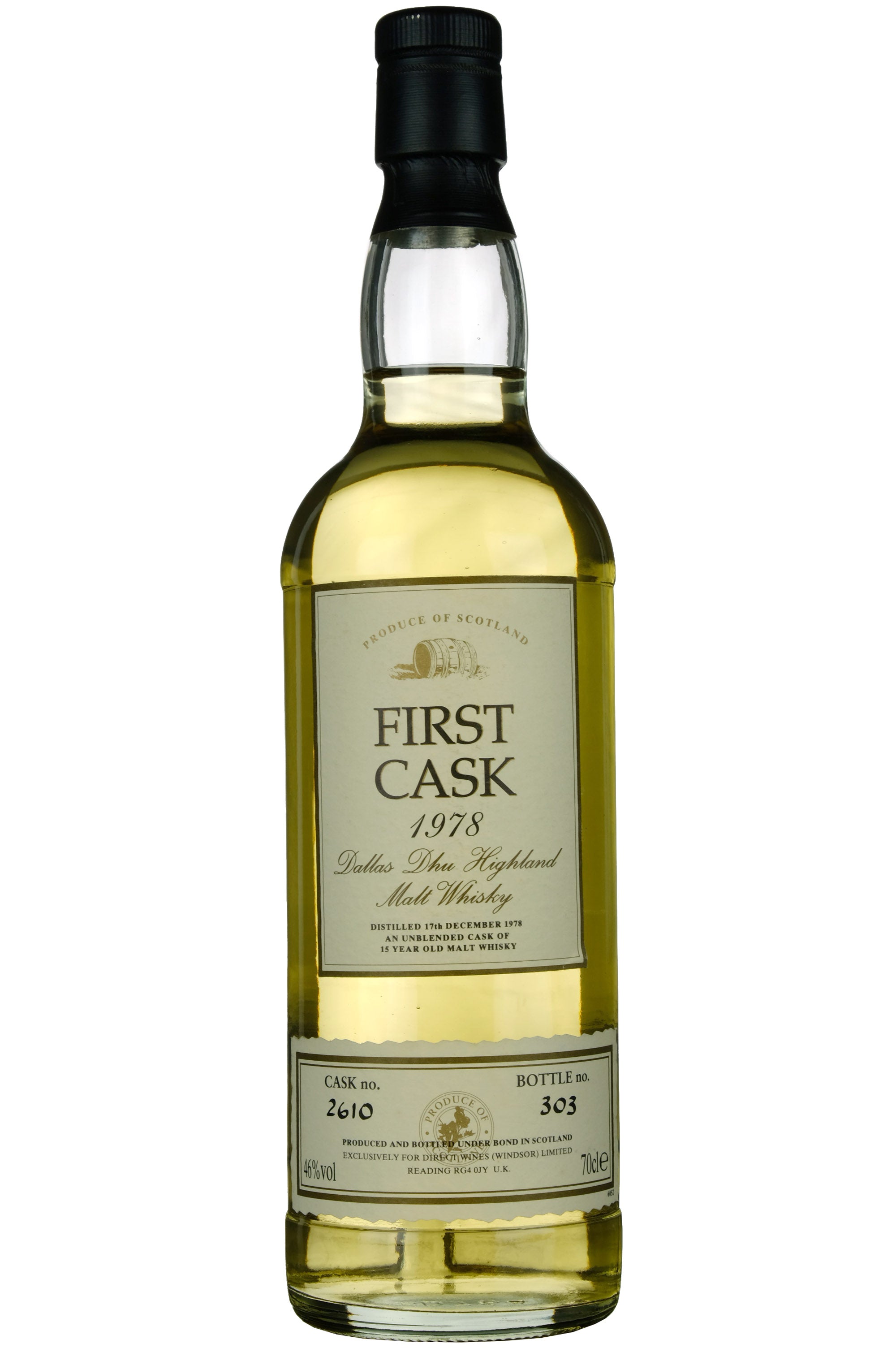 Dallas Dhu 1978 | 15 Year Old First Cask Single Cask 2610
