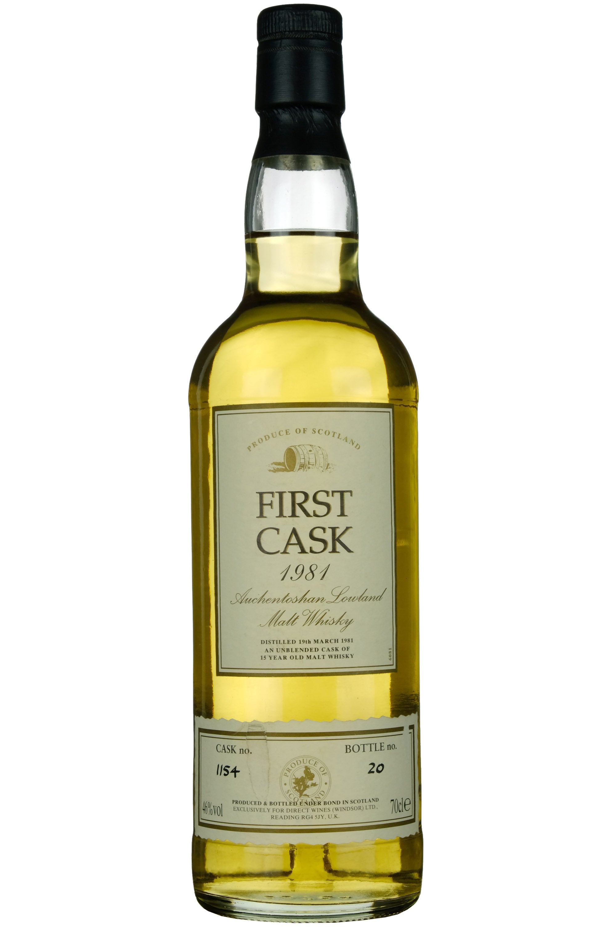 Auchentoshan 1981 | 15 Year Old First Cask Single Cask 1154