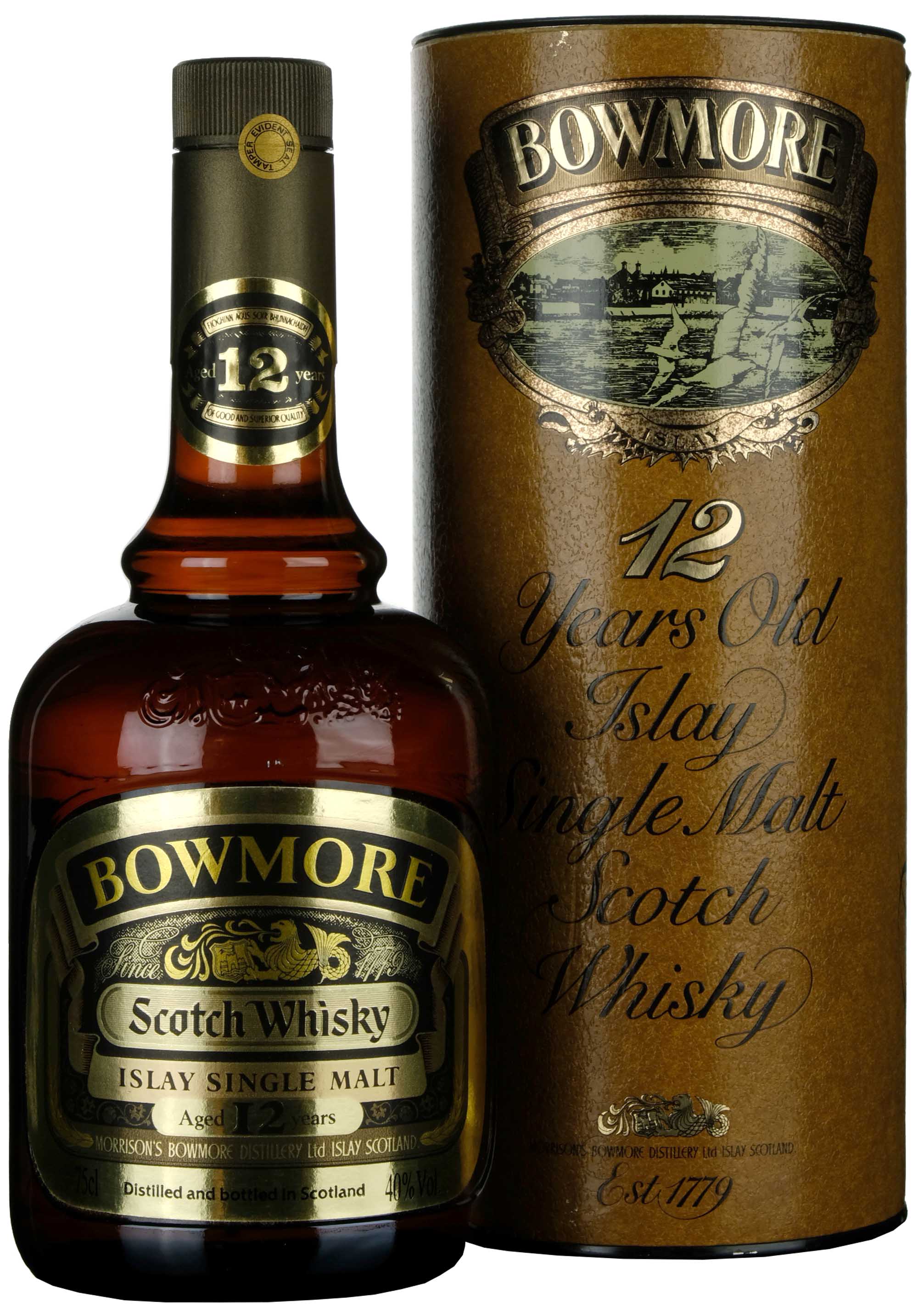 Bowmore 12 Year Old Dumpy 1980s