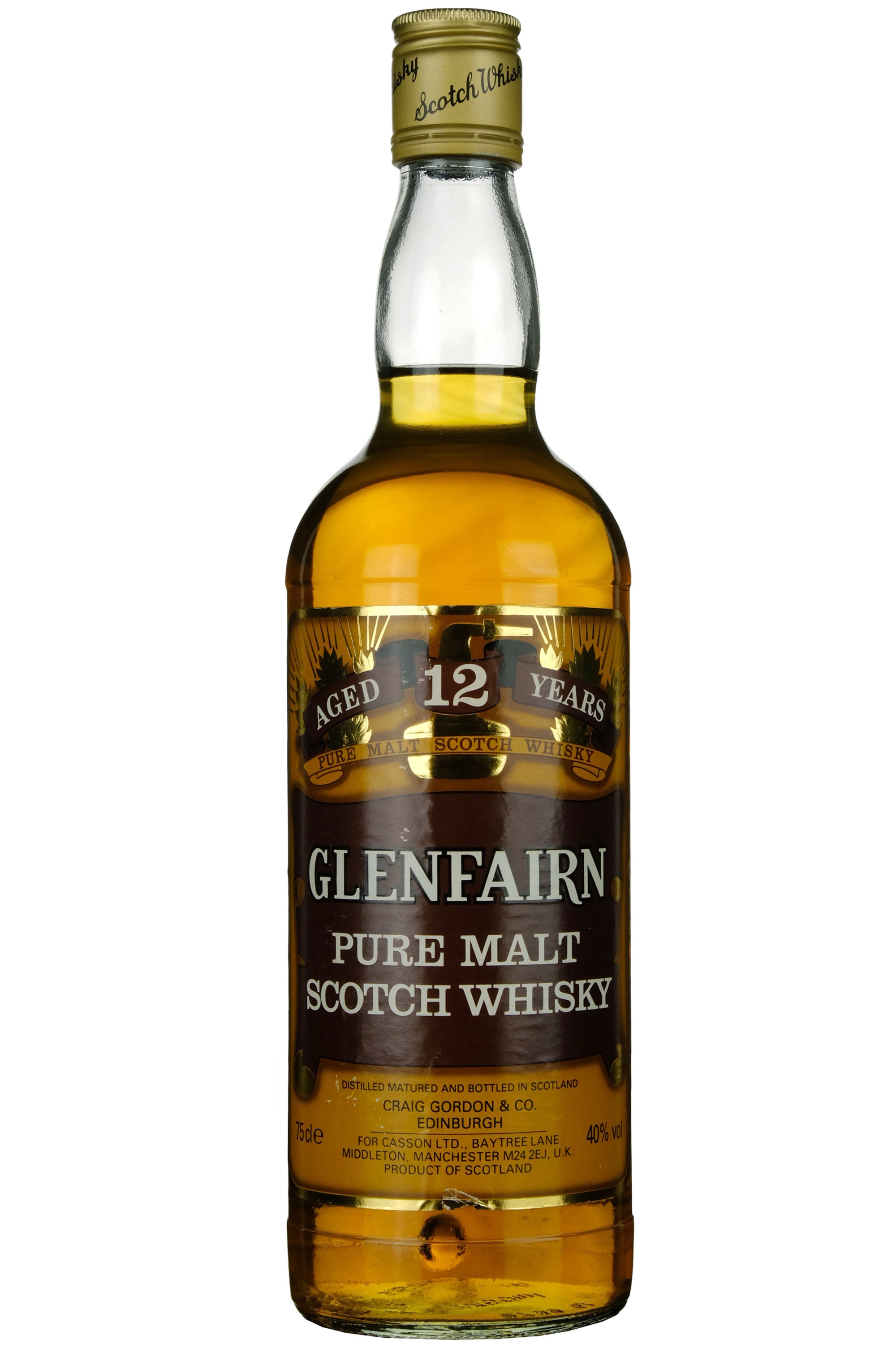 Glenfairn 12 Year Old Pure Malt 1980s