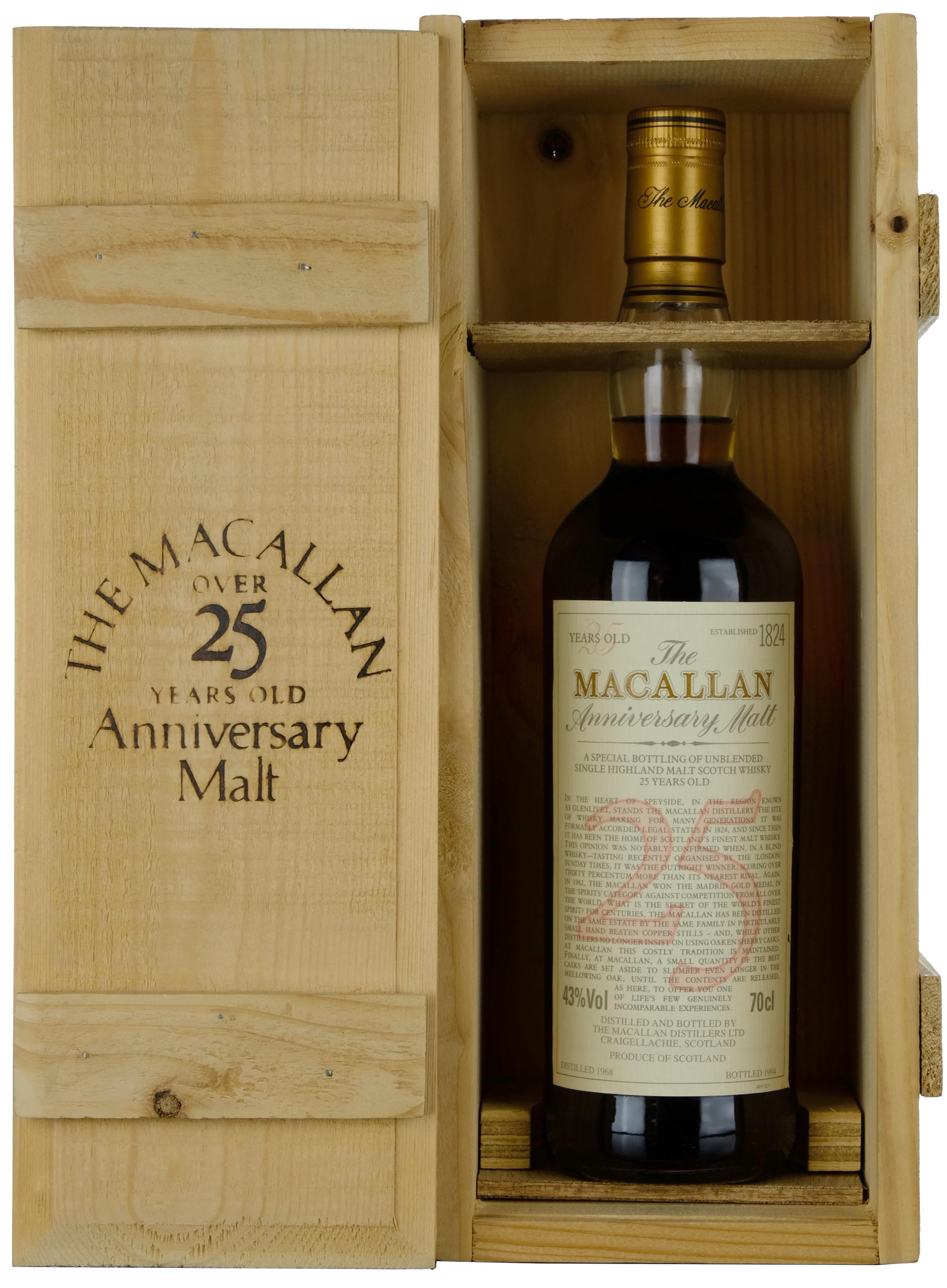 Macallan 1968-1994 | 25 Year Old Anniversary Malt